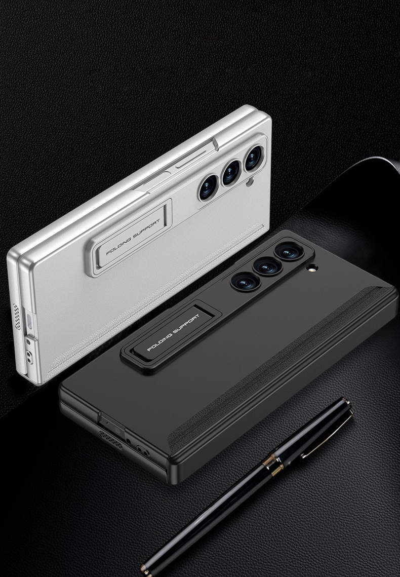 Compatible with Samsung ZFold8 Ultra phone case, 7/6 magnetic hinge stand, full-coverage folding screen protective case