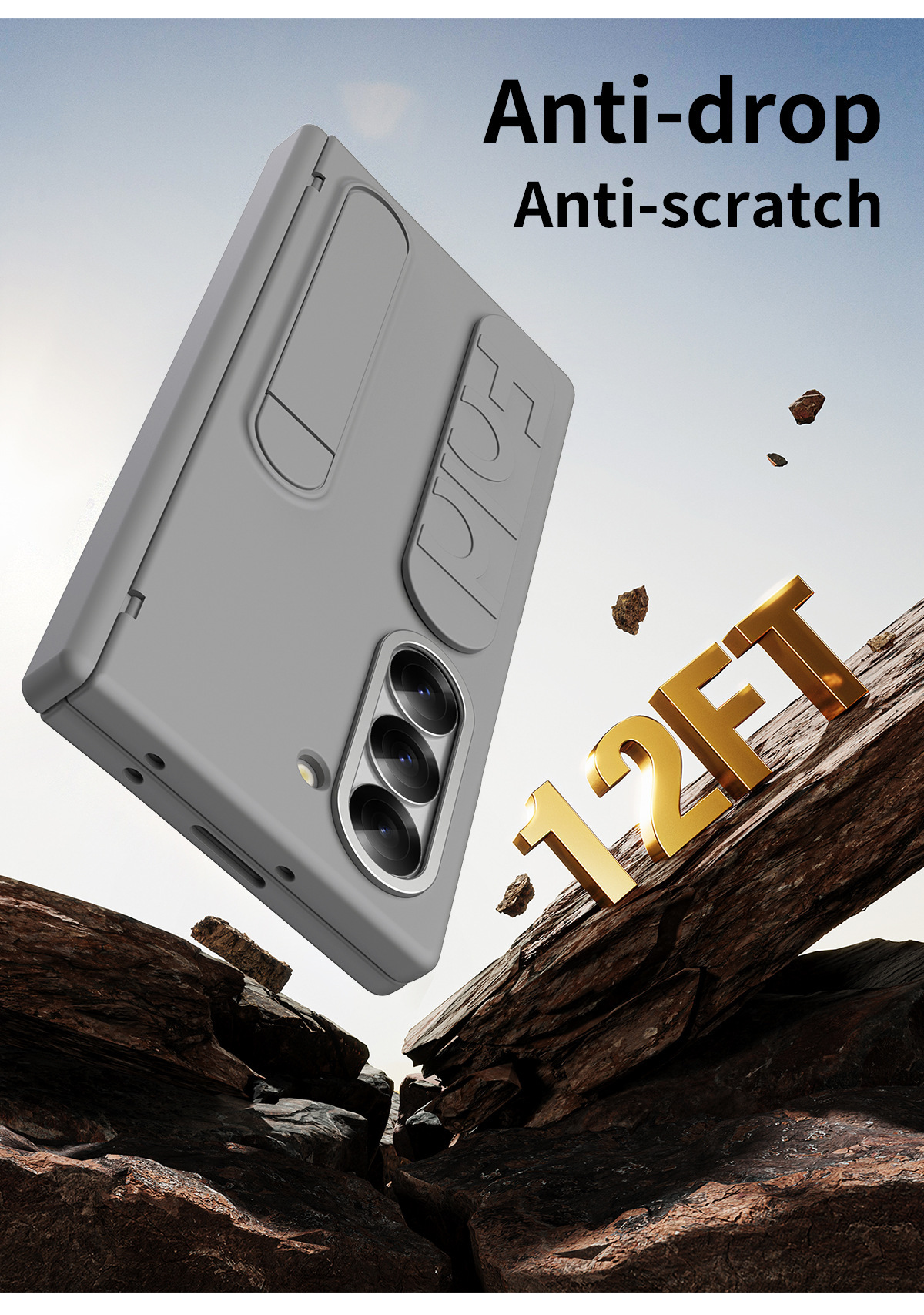 Compatible with Samsung ZFold 8/7/6 phone cases, TriFold wrist strap holders, 5/4 hinges, pen slot cases, protective cases.