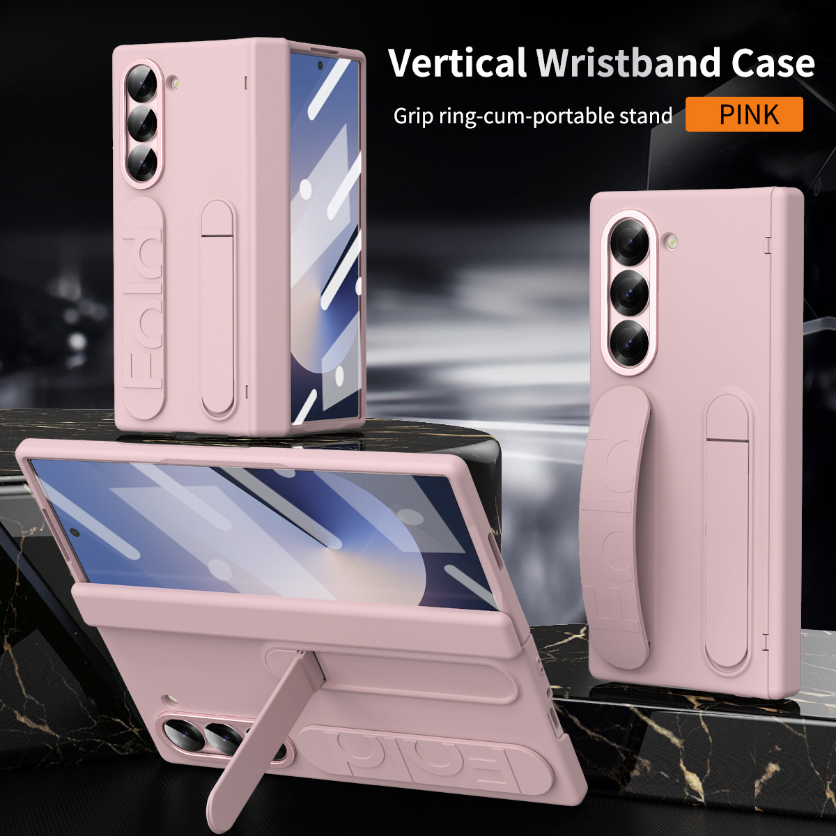 Compatible with Samsung ZFold 8/7/6 phone cases, TriFold wrist strap holders, 5/4 hinges, pen slot cases, protective cases.