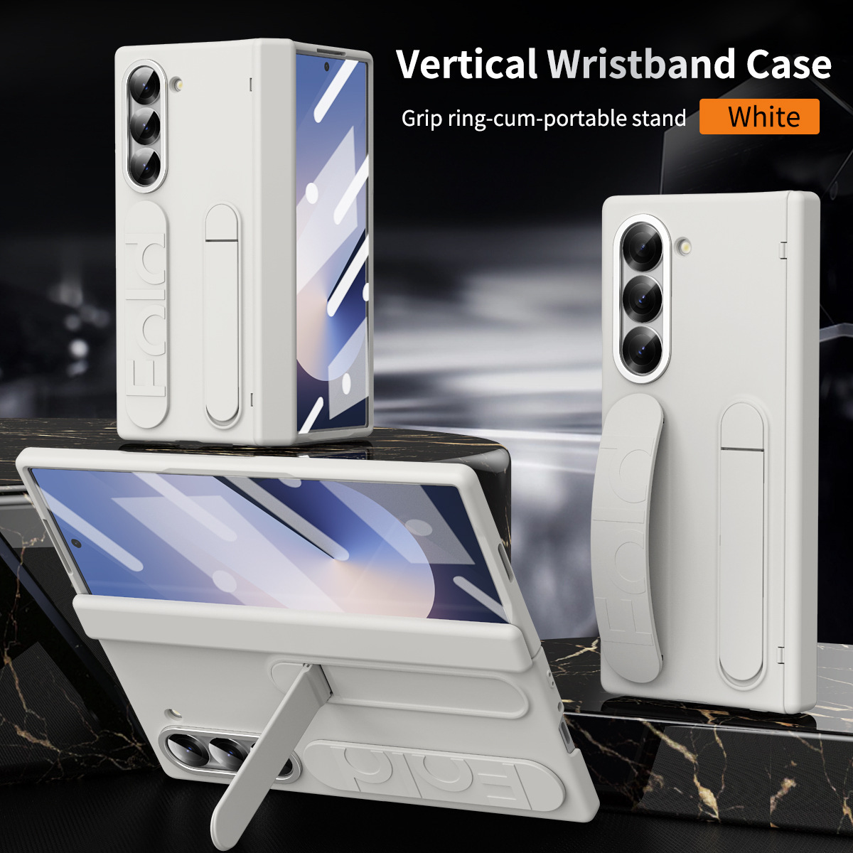 Compatible with Samsung ZFold 8/7/6 phone cases, TriFold wrist strap holders, 5/4 hinges, pen slot cases, protective cases.