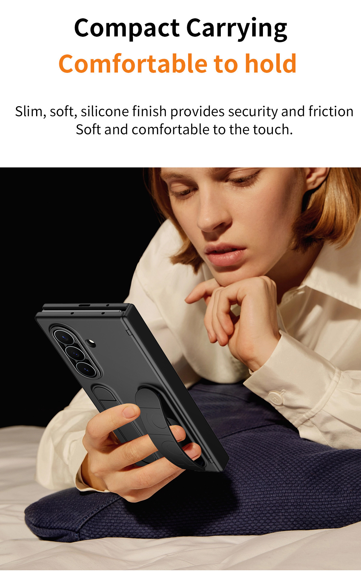 Compatible with Samsung ZFold 8/7/6 phone cases, TriFold wrist strap holders, 5/4 hinges, pen slot cases, protective cases.