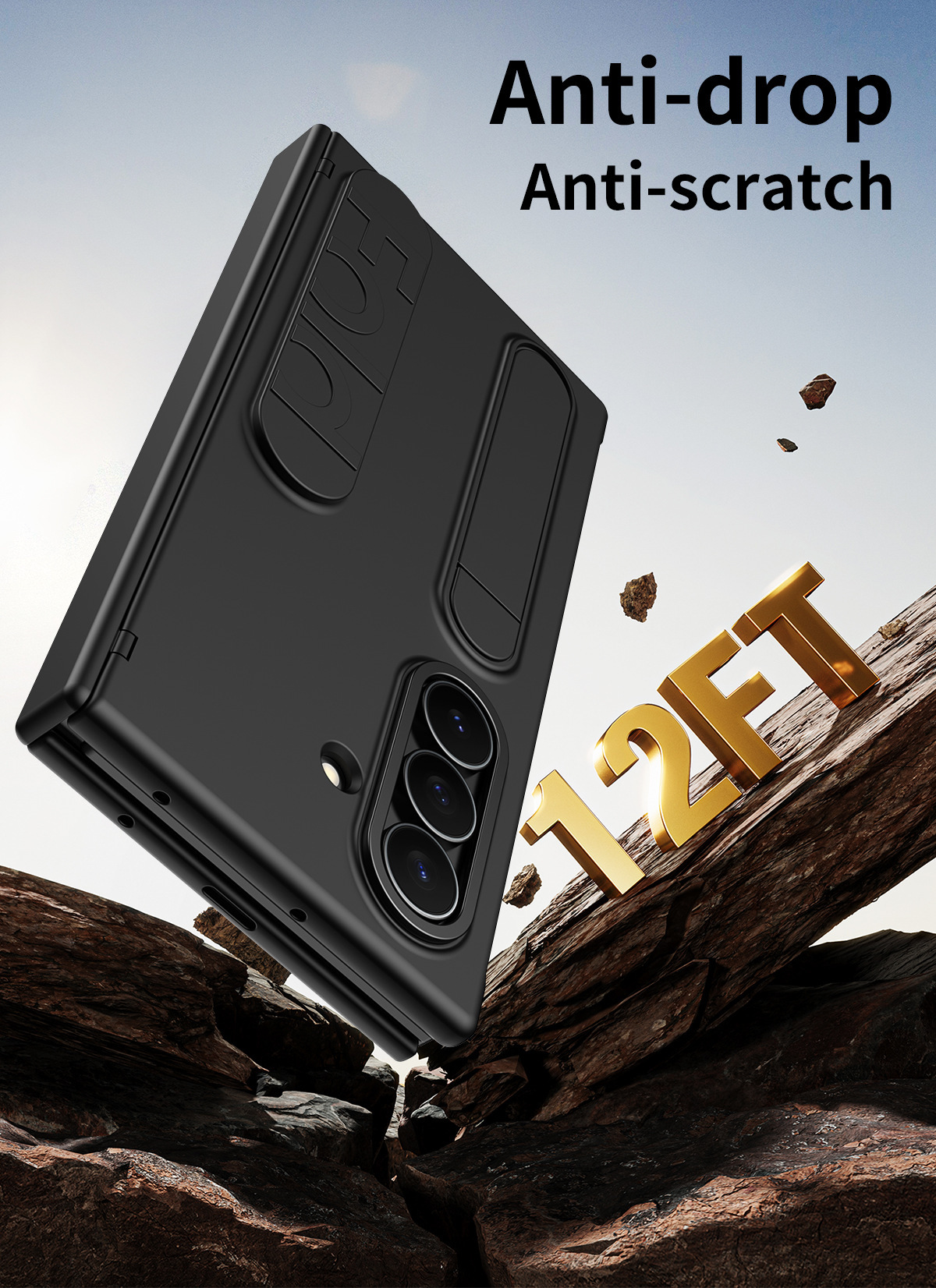 Compatible with Samsung ZFold 8/7/6 phone cases, TriFold wrist strap holders, 5/4 hinges, pen slot cases, protective cases.