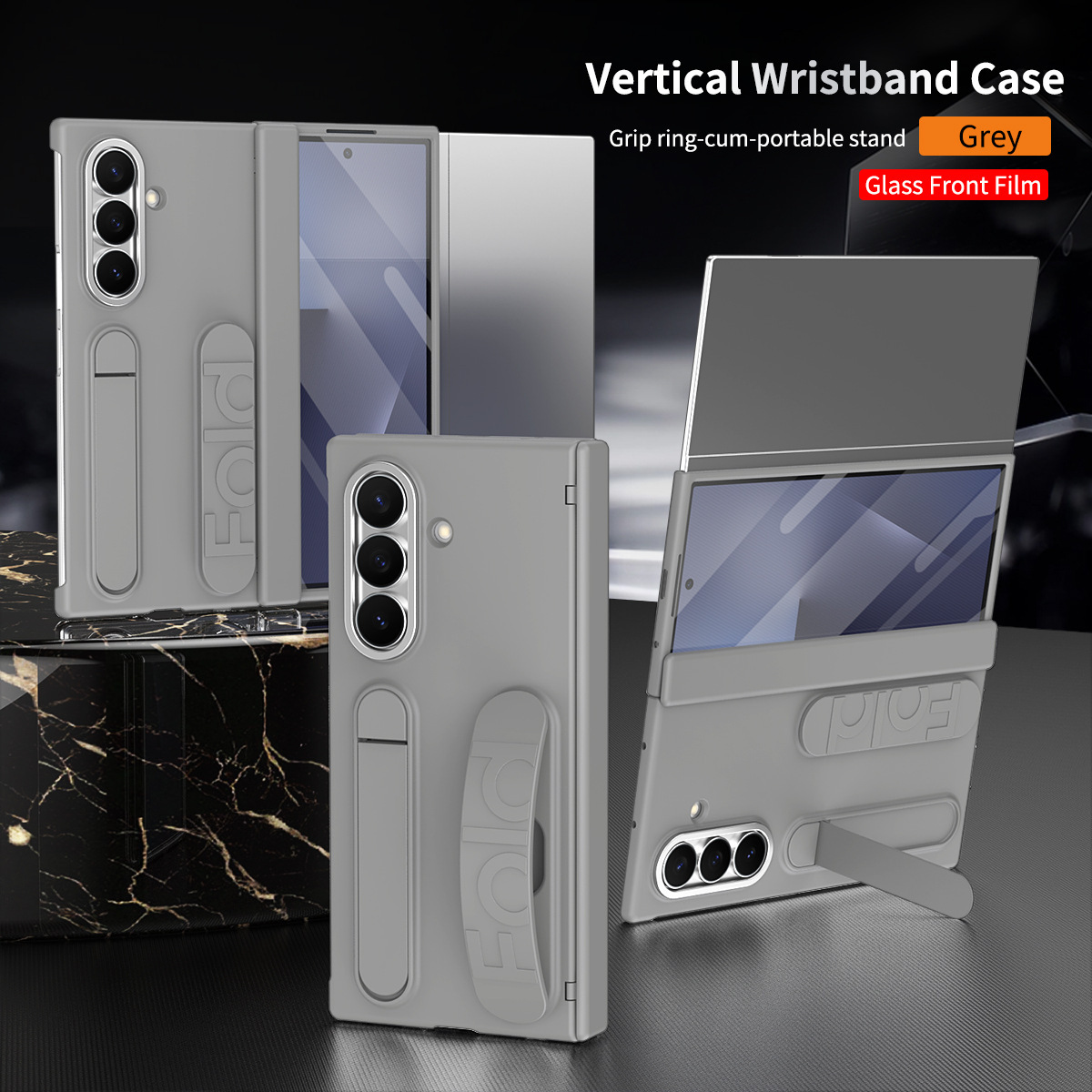 Compatible with Samsung ZFold 8/7/6 phone cases, TriFold wrist strap holders, 5/4 hinges, pen slot cases, protective cases.