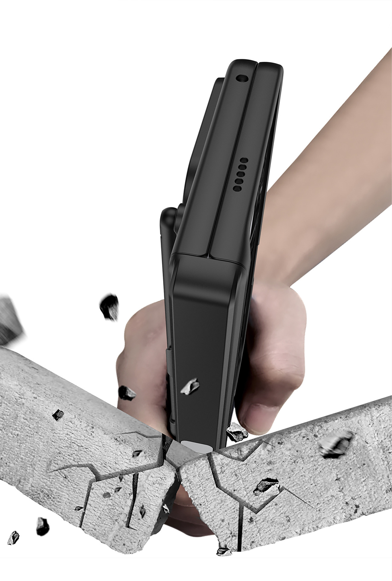 Compatible with Google Pixel 9 Pro Fold phone case, magnetic hinge stand, pen slot, Fold2 case, full-coverage case.