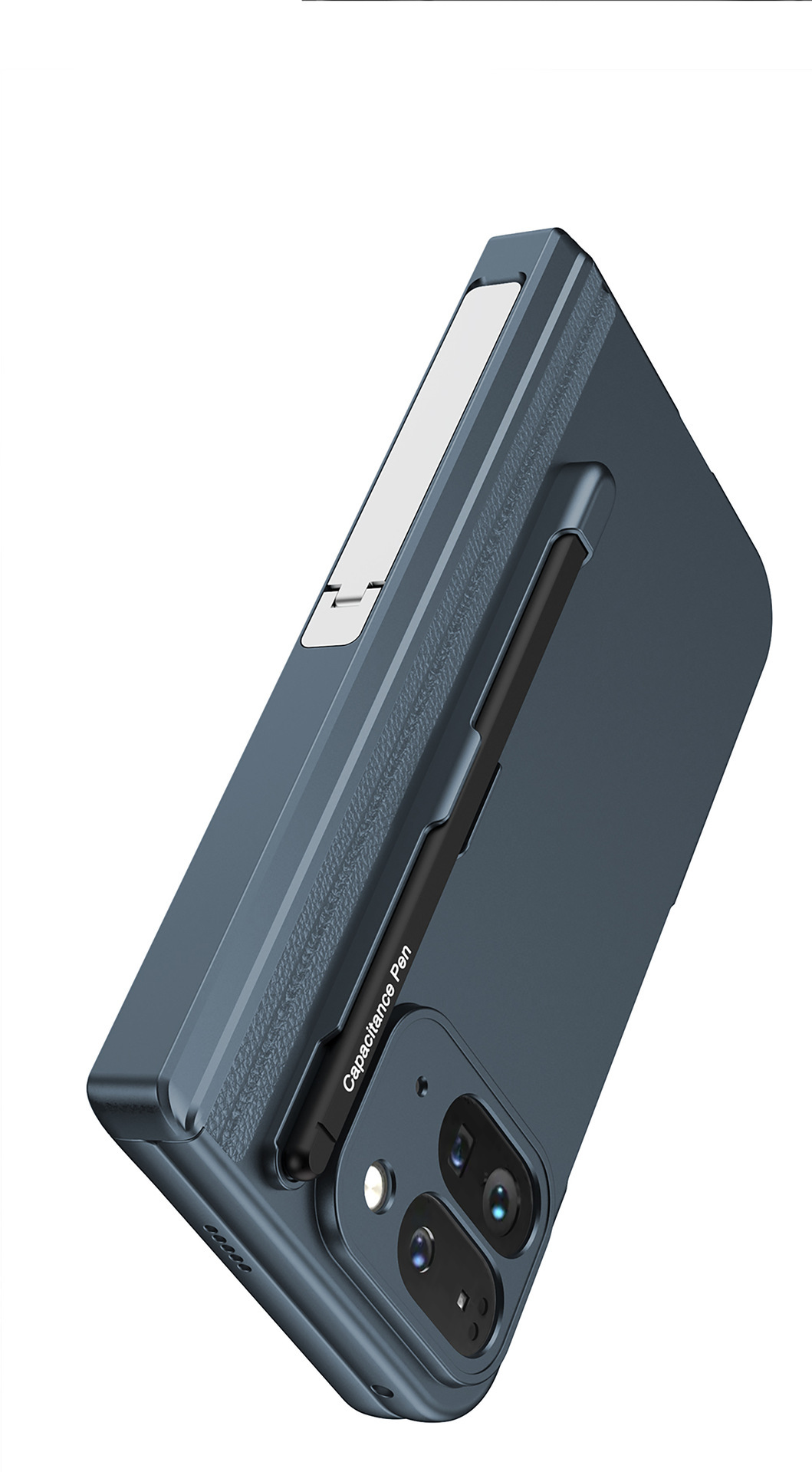 Compatible with Google Pixel 9 Pro Fold phone case, magnetic hinge stand, pen slot, Fold2 case, full-coverage case.
