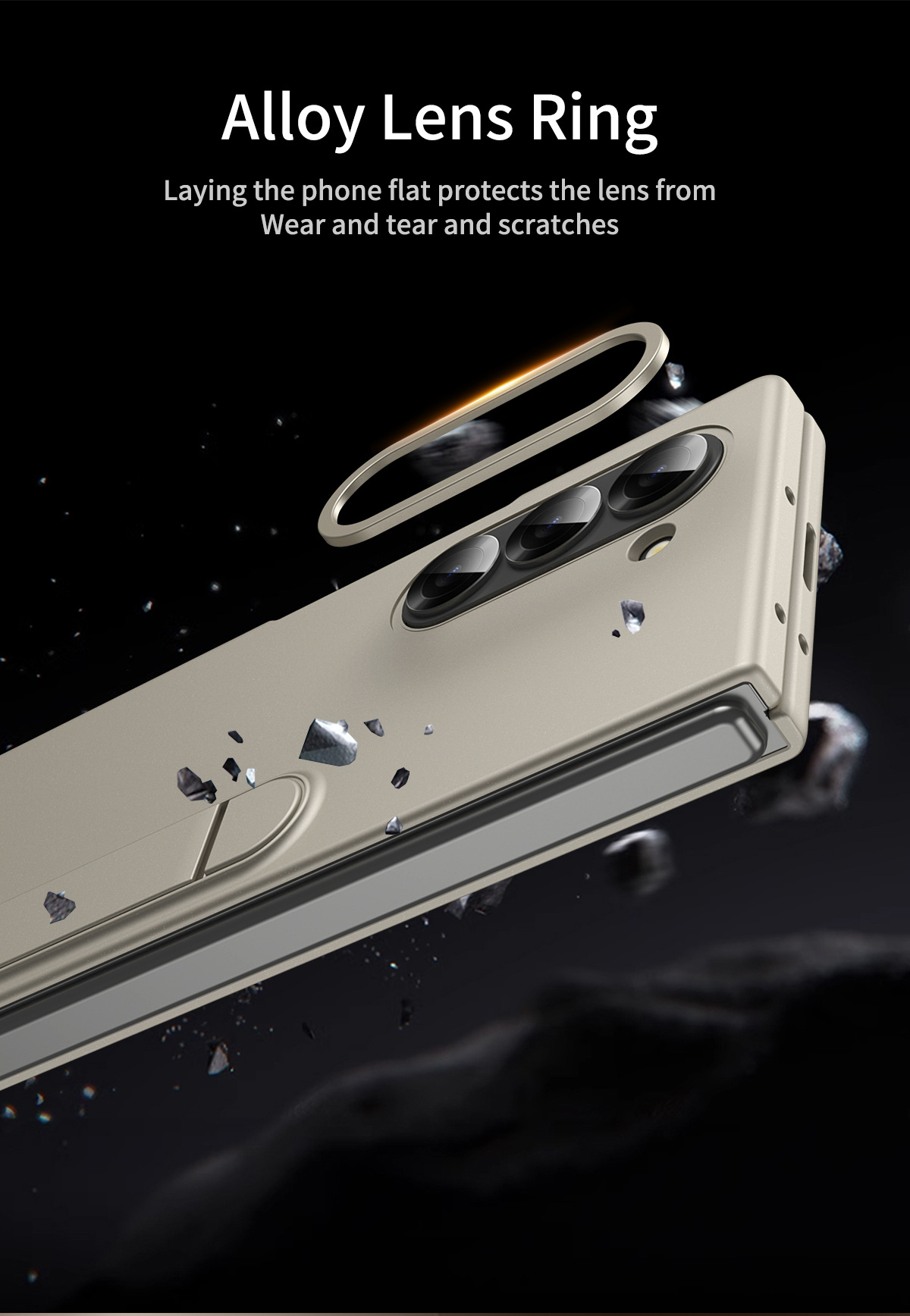 Compatible with Samsung Z Fold8/7 phone case, 6/5 stand, official 4/3 folding screen protective case.