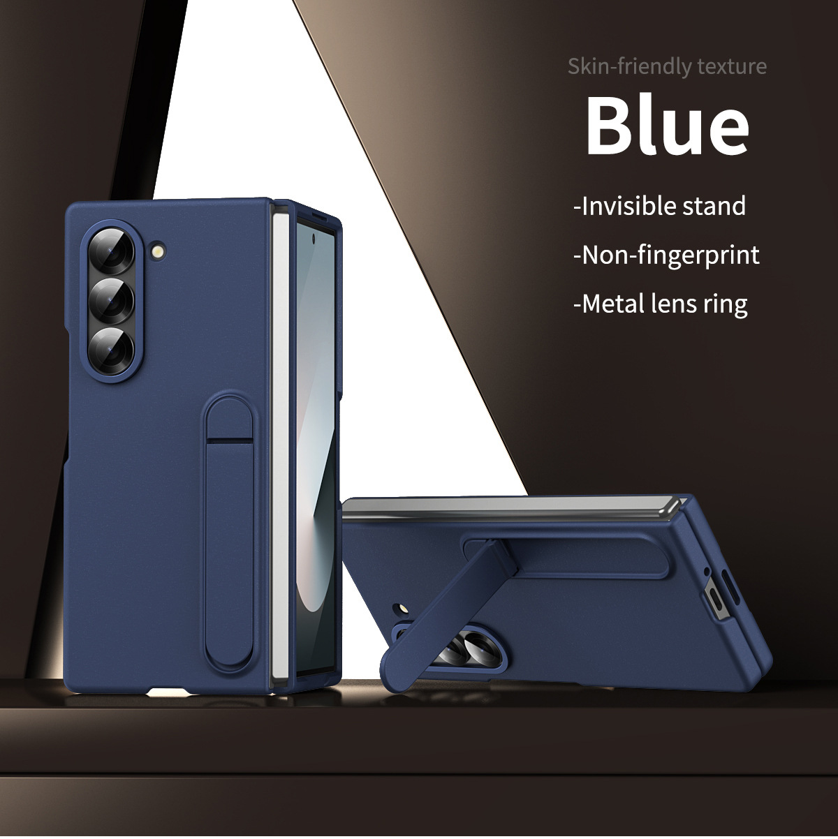 Compatible with Samsung Z Fold8/7 phone case, 6/5 stand, official 4/3 folding screen protective case.