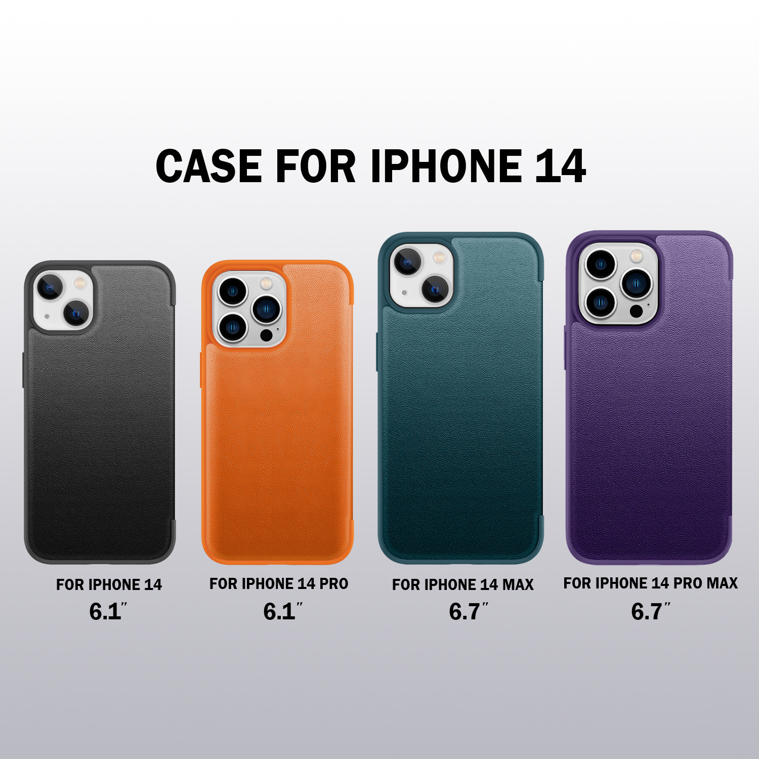 Compatible with Apple 17 Pro Max phone case, 16/15 Plus windowed flip leather case, 14 Pro full coverage, 13 protective case