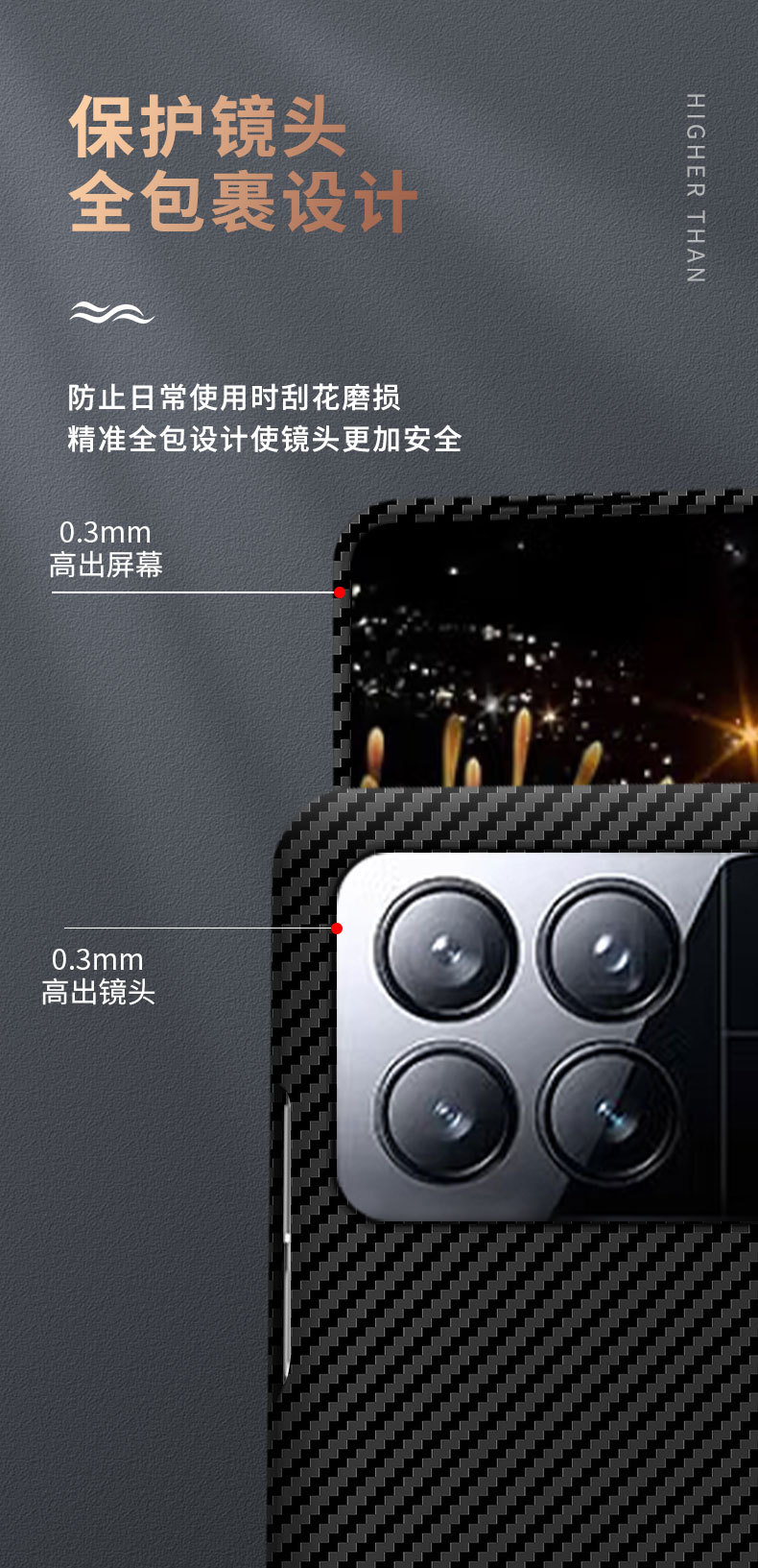 Compatible with Xiaomi Mi X Fold4/3/2 phone case, carbon fiber textured magnetic ring, two-tone ultra-thin shockproof protective case