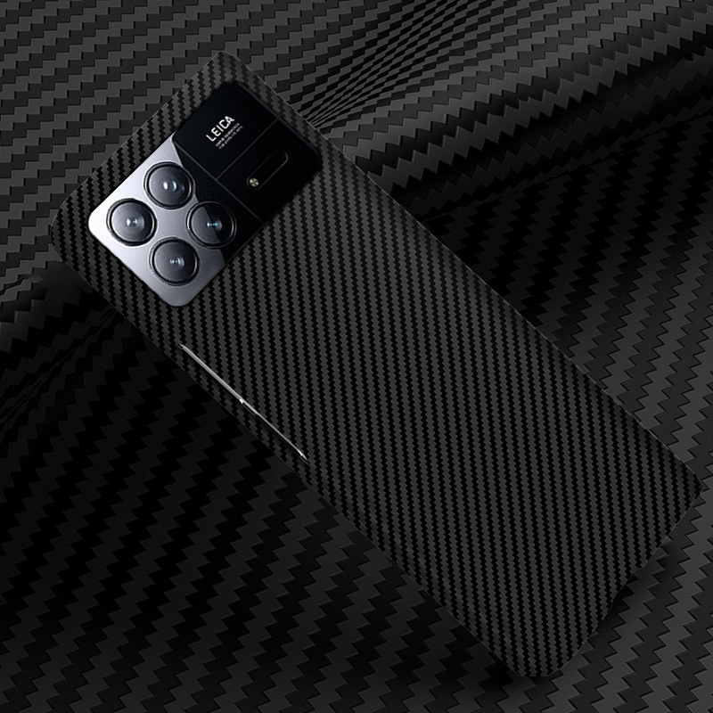 Compatible with Xiaomi Mi X Fold4/3/2 phone case, carbon fiber textured magnetic ring, two-tone ultra-thin shockproof protective case
