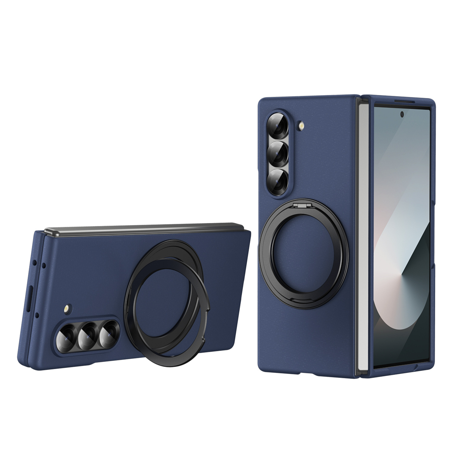 Compatible with Samsung Z Fold8/7/6 phone case W25 magnetic wireless charging rotating stand 5/4 case film protective case