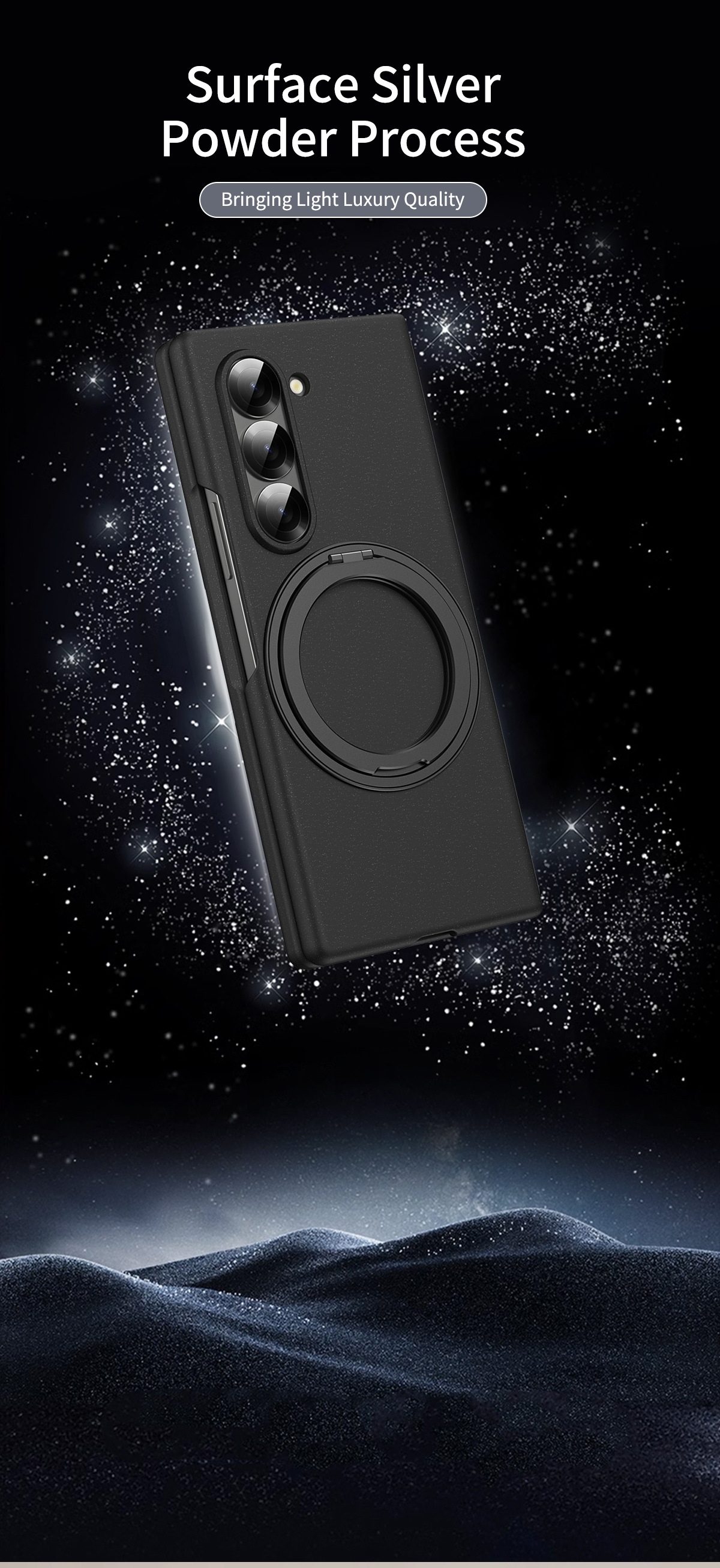 Compatible with Samsung Z Fold8/7/6 phone case W25 magnetic wireless charging rotating stand 5/4 case film protective case