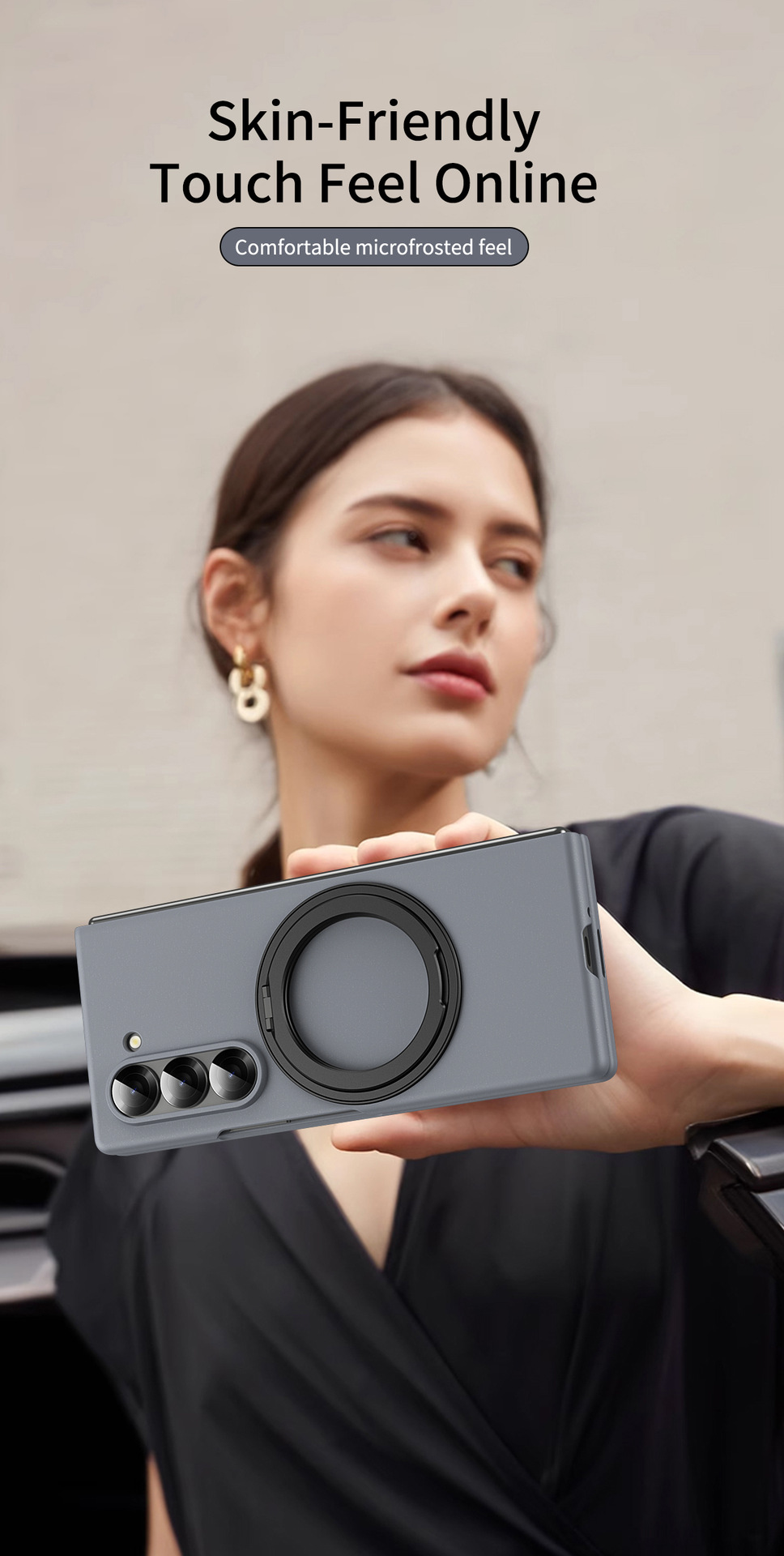 Compatible with Samsung Z Fold8/7/6 phone case W25 magnetic wireless charging rotating stand 5/4 case film protective case