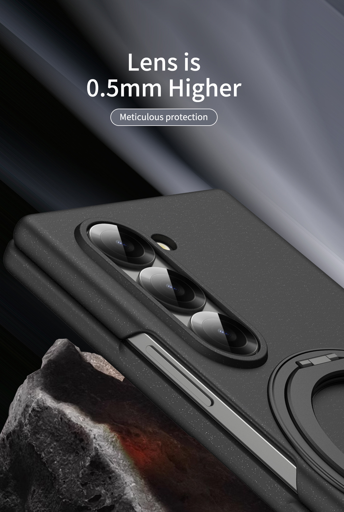 Compatible with Samsung Z Fold8/7/6 phone case W25 magnetic wireless charging rotating stand 5/4 case film protective case