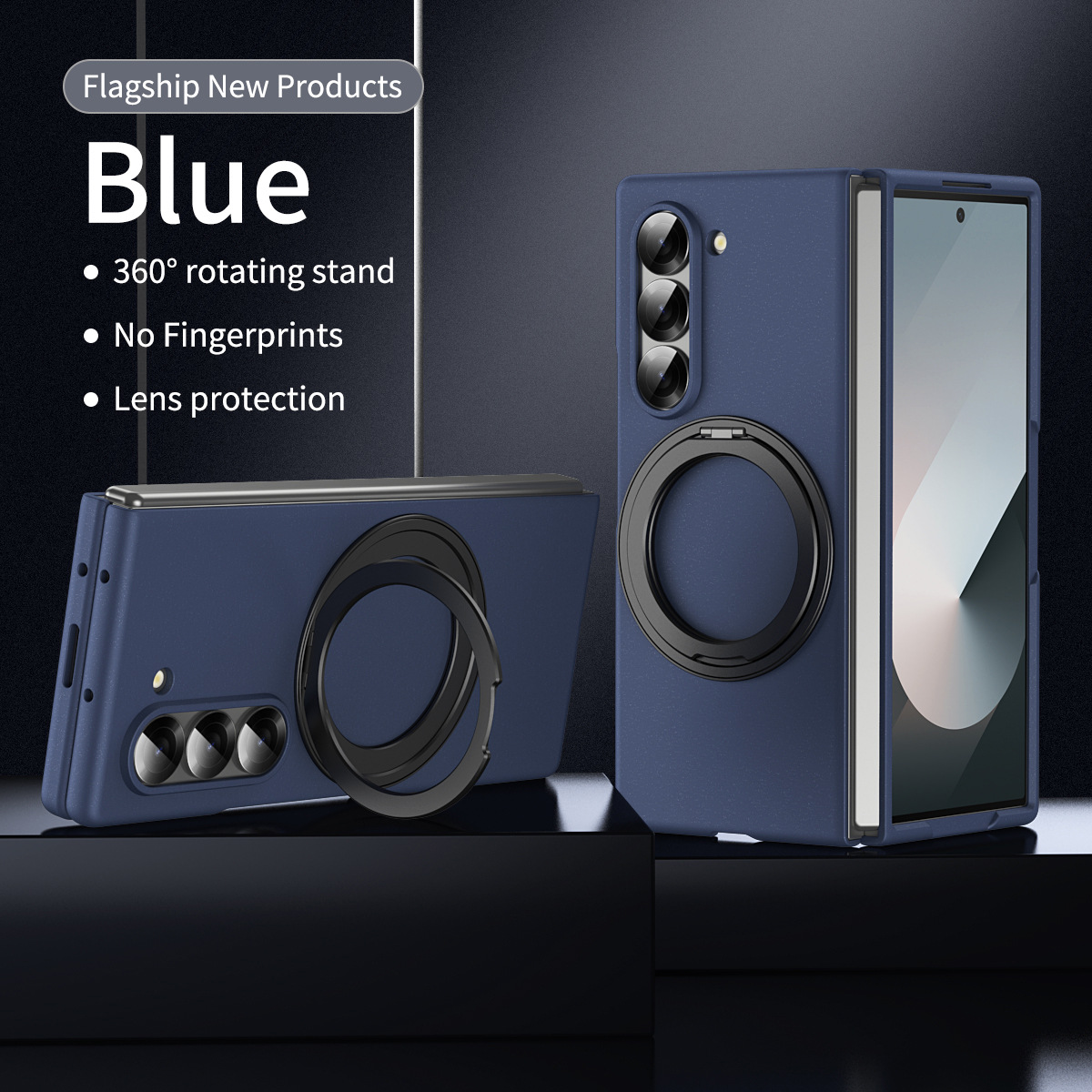Compatible with Samsung Z Fold8/7/6 phone case W25 magnetic wireless charging rotating stand 5/4 case film protective case