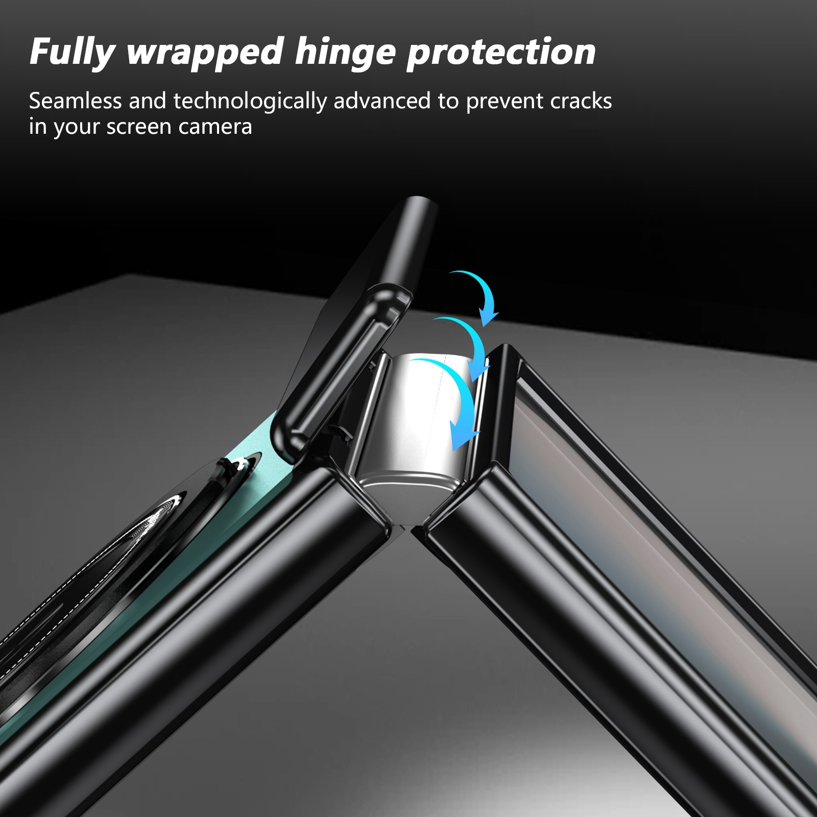 Compatible with Samsung Z Flip 8/7 phone case, 6/5 wireless charging, magnetic traction, rotating stand, 4/3 full-coverage protection.