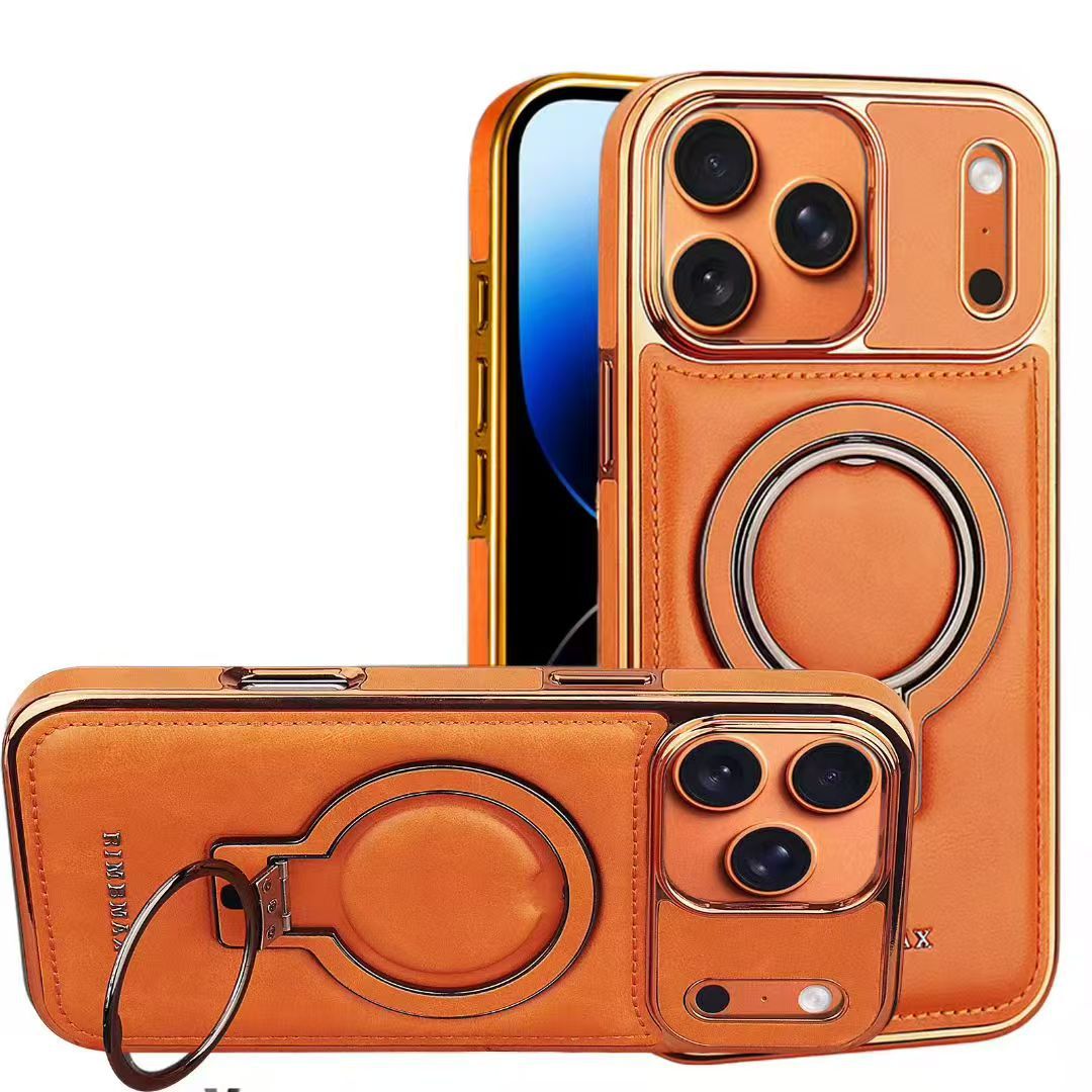 Compatible with Apple 17 Pro Max phone case, 16/15 Plus magnetic wireless charging stand, 13/14 protective case