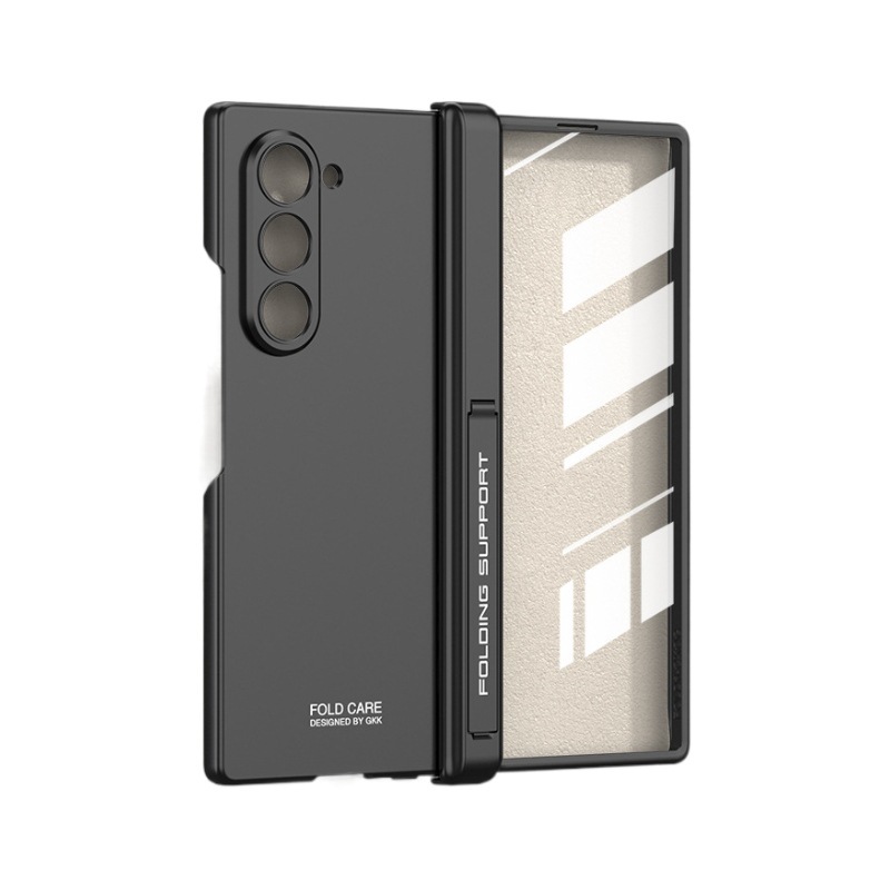 Compatible with Samsung Z Fold6 phone case, magnetic hinge, side stand, full-coverage drop-proof protective case.