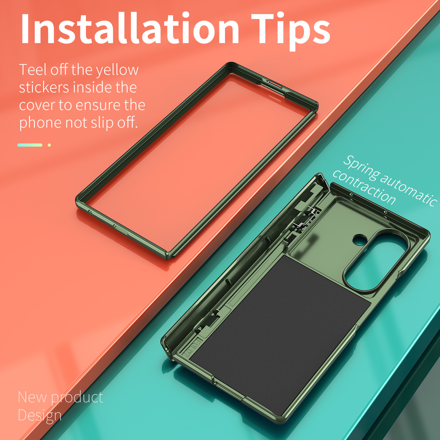Compatible with Samsung Z Fold8 Ultra phone case 7/6/5 ring 360 bracket hinge sliding lens protective case