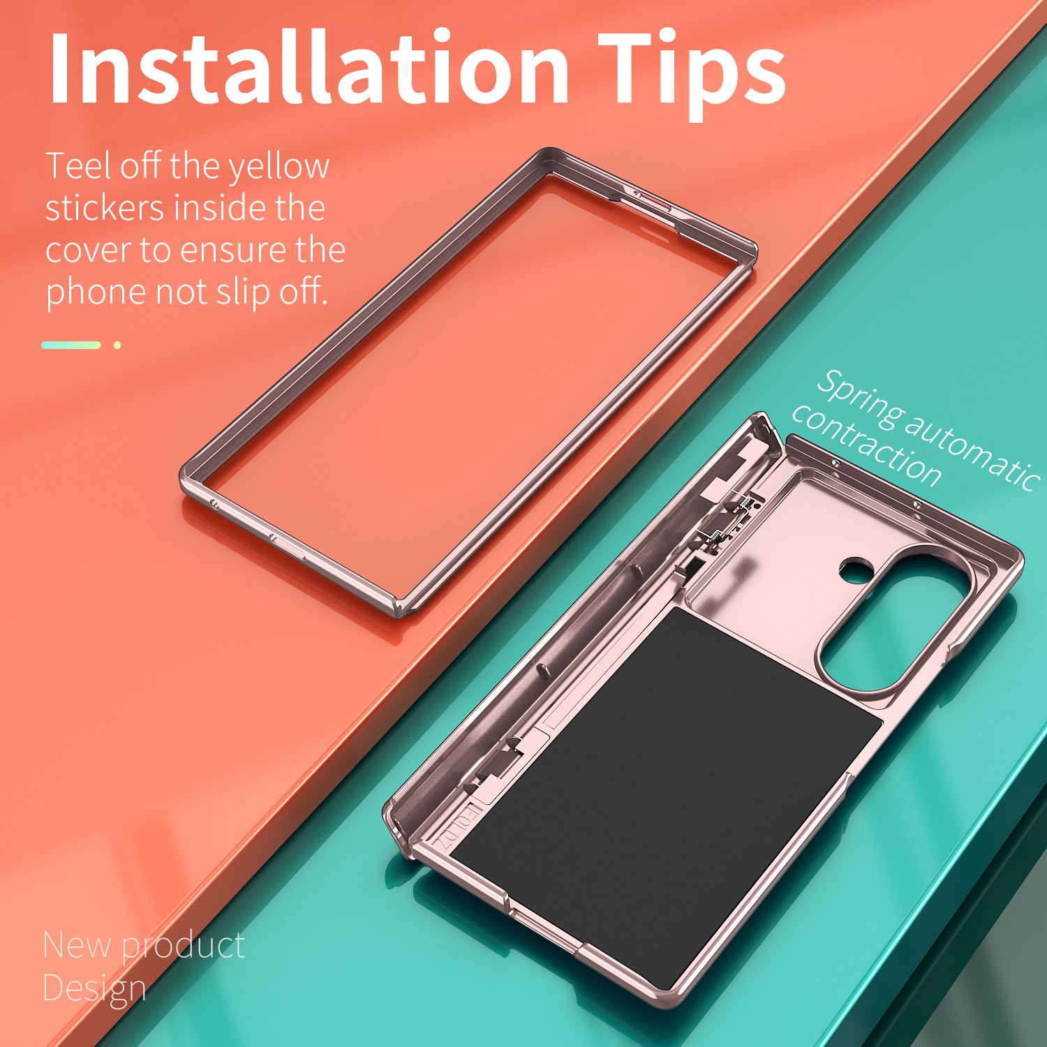 Compatible with Samsung Z Fold8 Ultra phone case 7/6/5 ring 360 bracket hinge sliding lens protective case