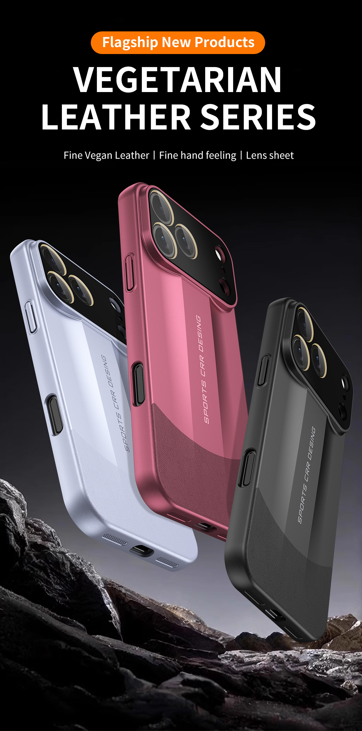 Compatible with Apple iPhone 17 Pro Max, 16 Plus, ultra-thin PC leather case, 15 Pro full-coverage drop-proof case, 14-inch protective case