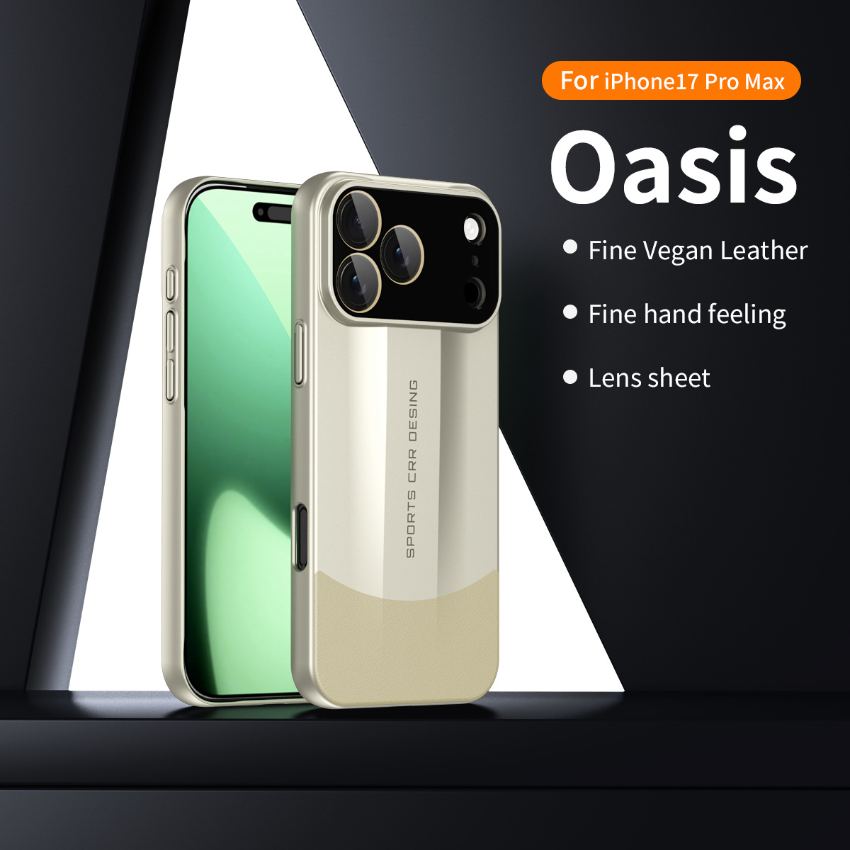 Compatible with Apple iPhone 17 Pro Max, 16 Plus, ultra-thin PC leather case, 15 Pro full-coverage drop-proof case, 14-inch protective case