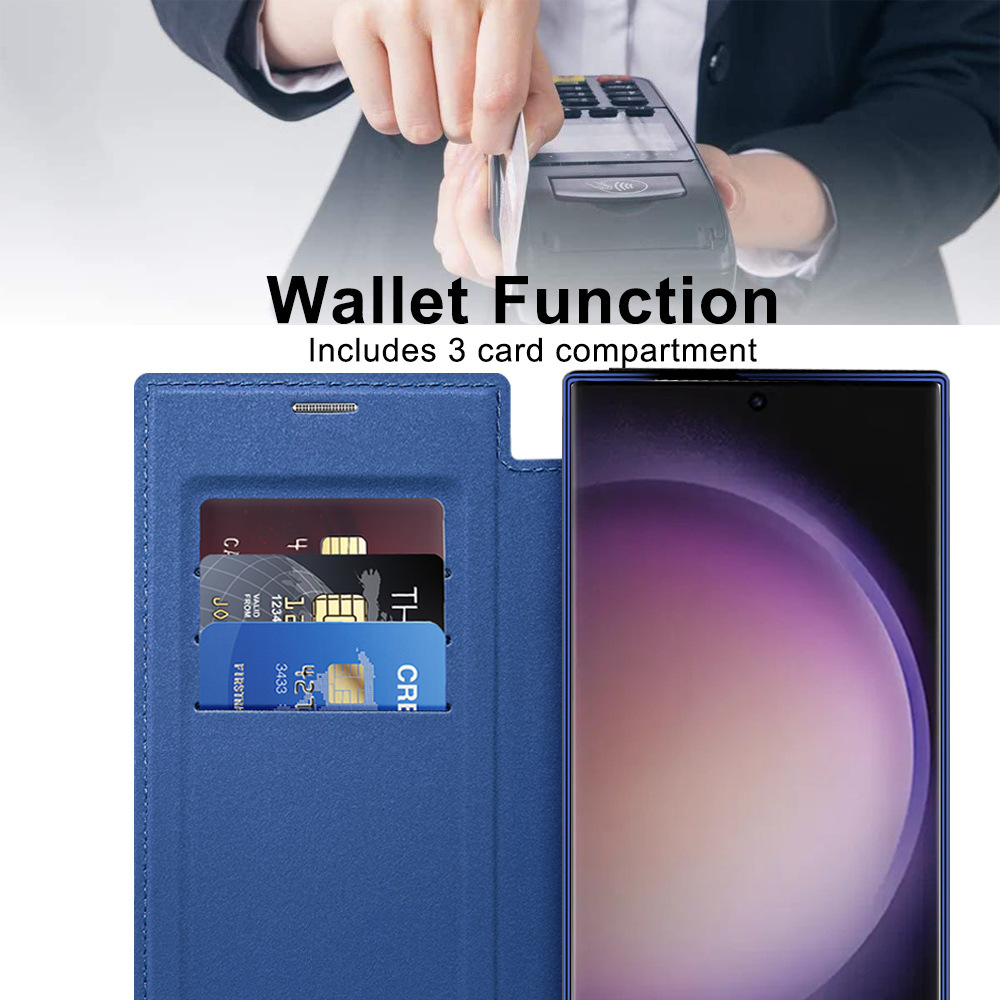 Compatible with Samsung S26 Ultra phone case A37, Chanel-style S25 magnetic full-coverage S24 Plus flip leather case A56