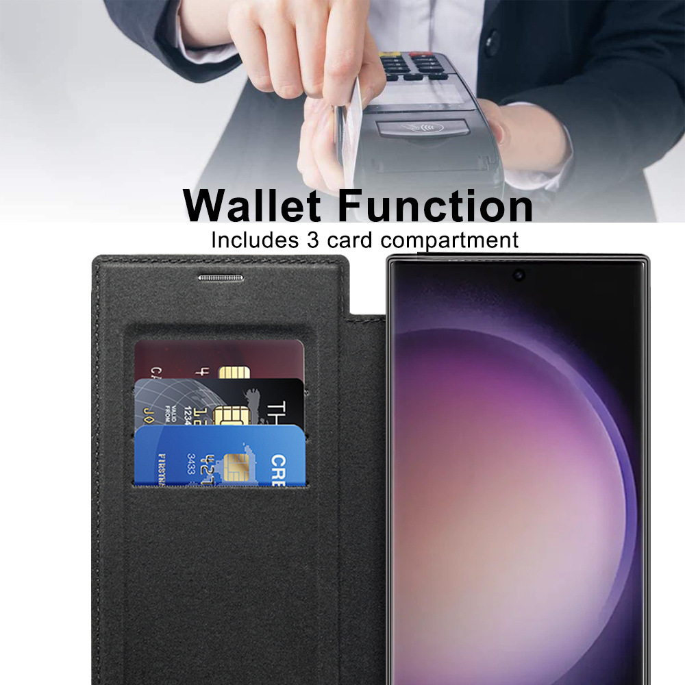 Compatible with Samsung S26 Ultra phone case A37, Chanel-style S25 magnetic full-coverage S24 Plus flip leather case A56