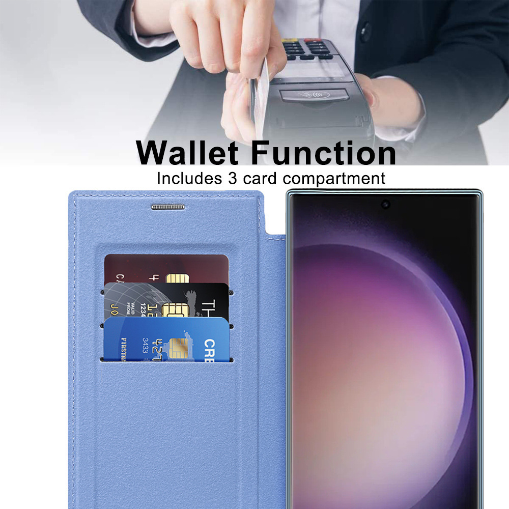 Compatible with Samsung S26 Ultra phone case A37, Chanel-style S25 magnetic full-coverage S24 Plus flip leather case A56