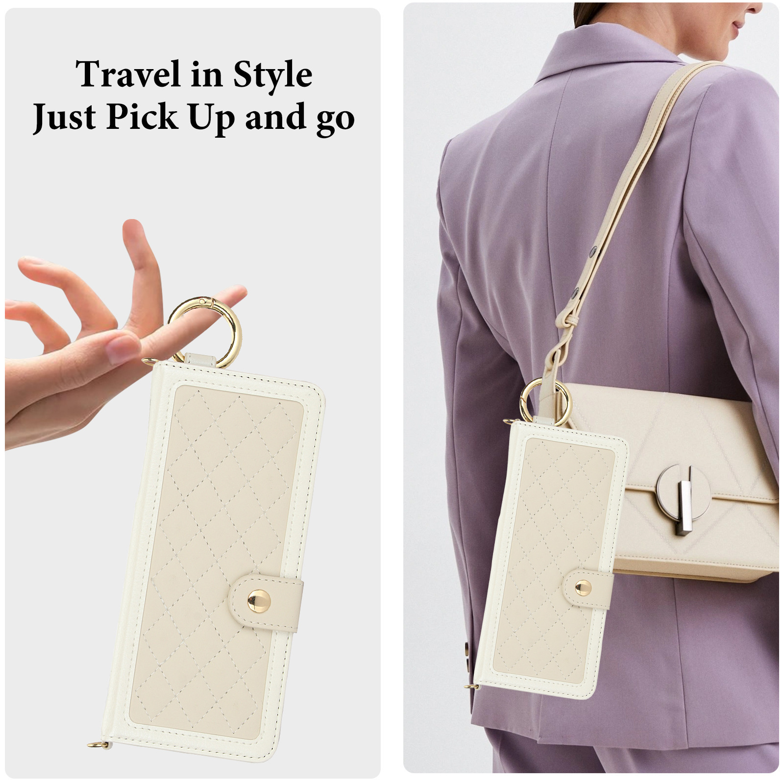 Compatible with Samsung Z Fold7/6/5 phone cases, 4/3 ring pen slots, multi-card slots, crossbody straps, wallet protective cases.