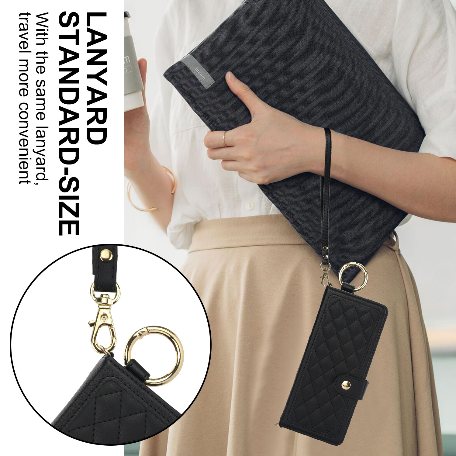 Compatible with Samsung Z Fold7/6/5 phone cases, 4/3 ring pen slots, multi-card slots, crossbody straps, wallet protective cases.
