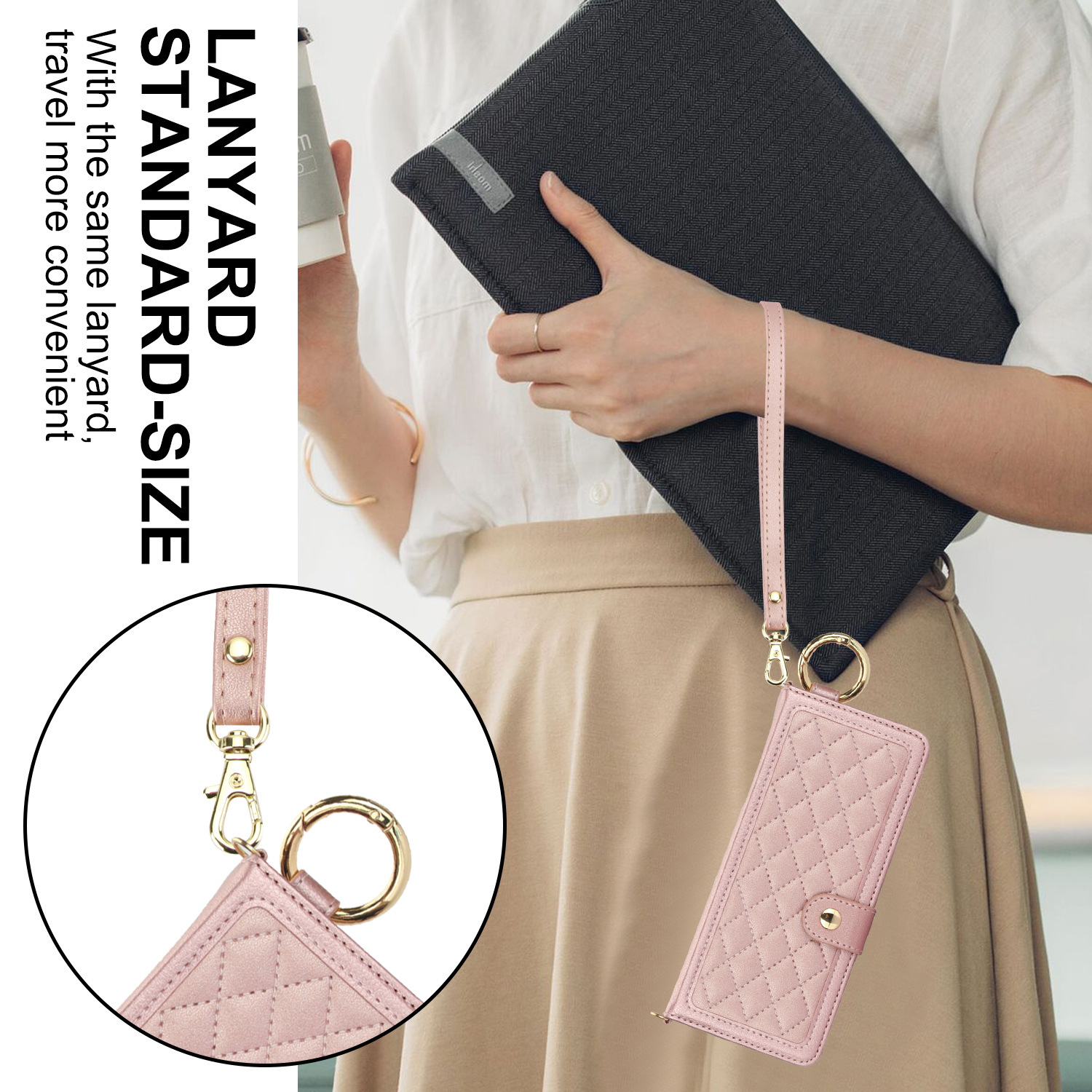 Compatible with Samsung Z Fold7/6/5 phone cases, 4/3 ring pen slots, multi-card slots, crossbody straps, wallet protective cases.