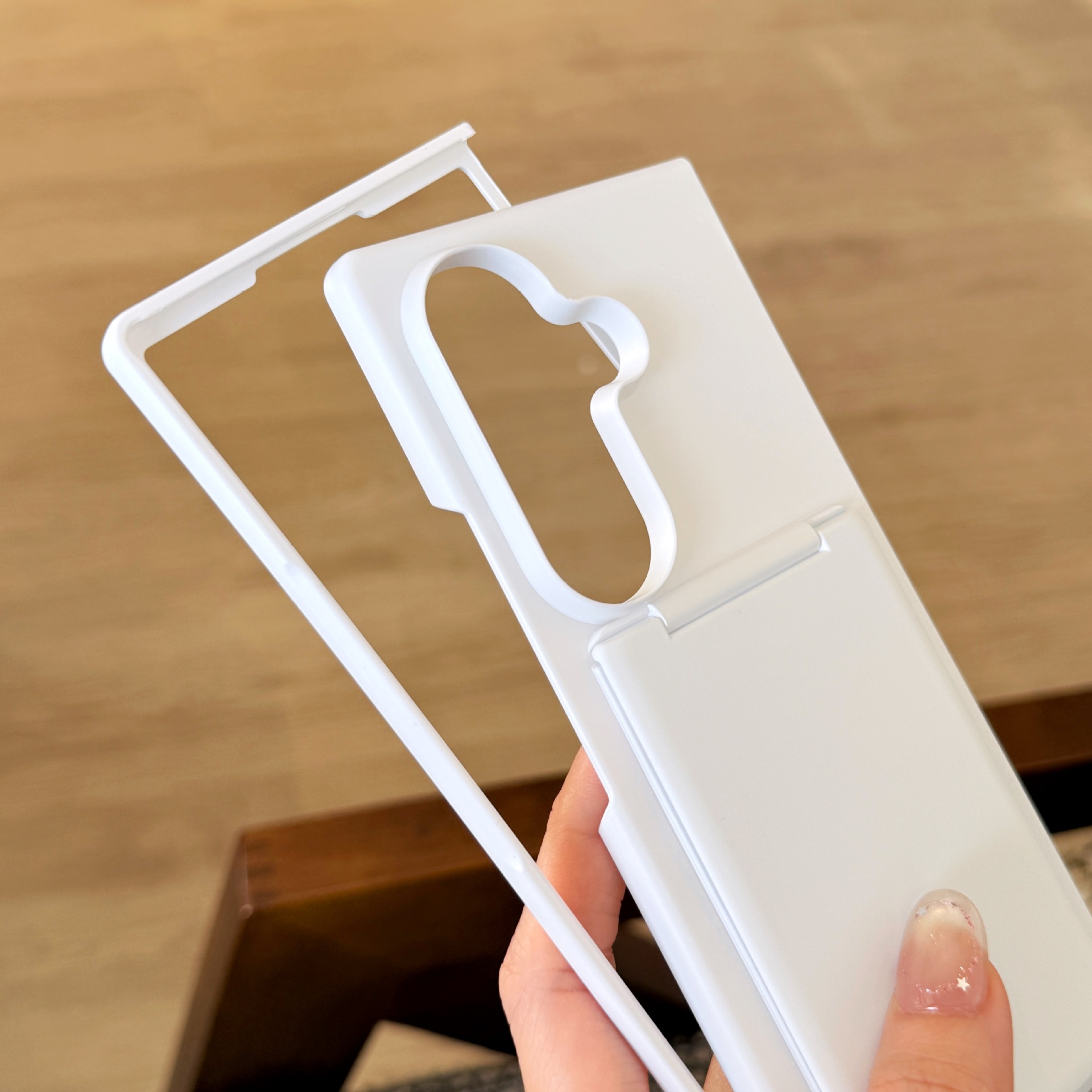 Compatible with Samsung Z Fold8U phone case, 7/6/5 folding card holder, PC ultra-thin skin-feel shockproof protective case