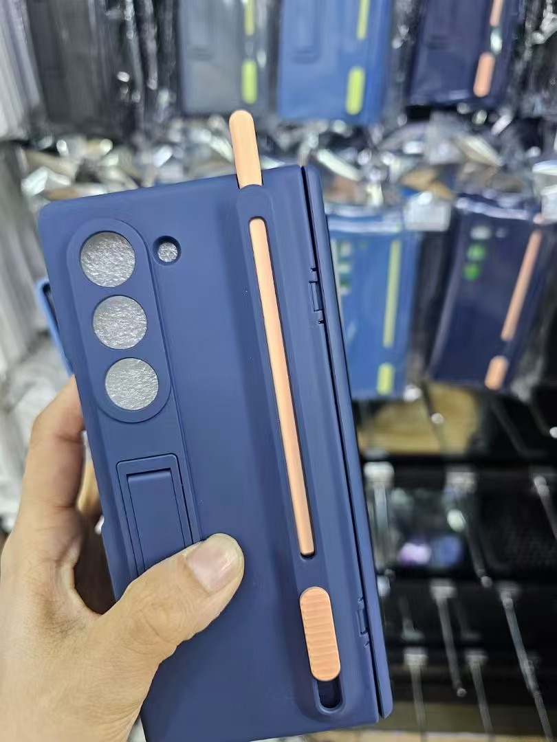 Samsung Fold8/7 phone case compatible with Z TriFold push-pull pen slot stand 6/5 case film full coverage protective case