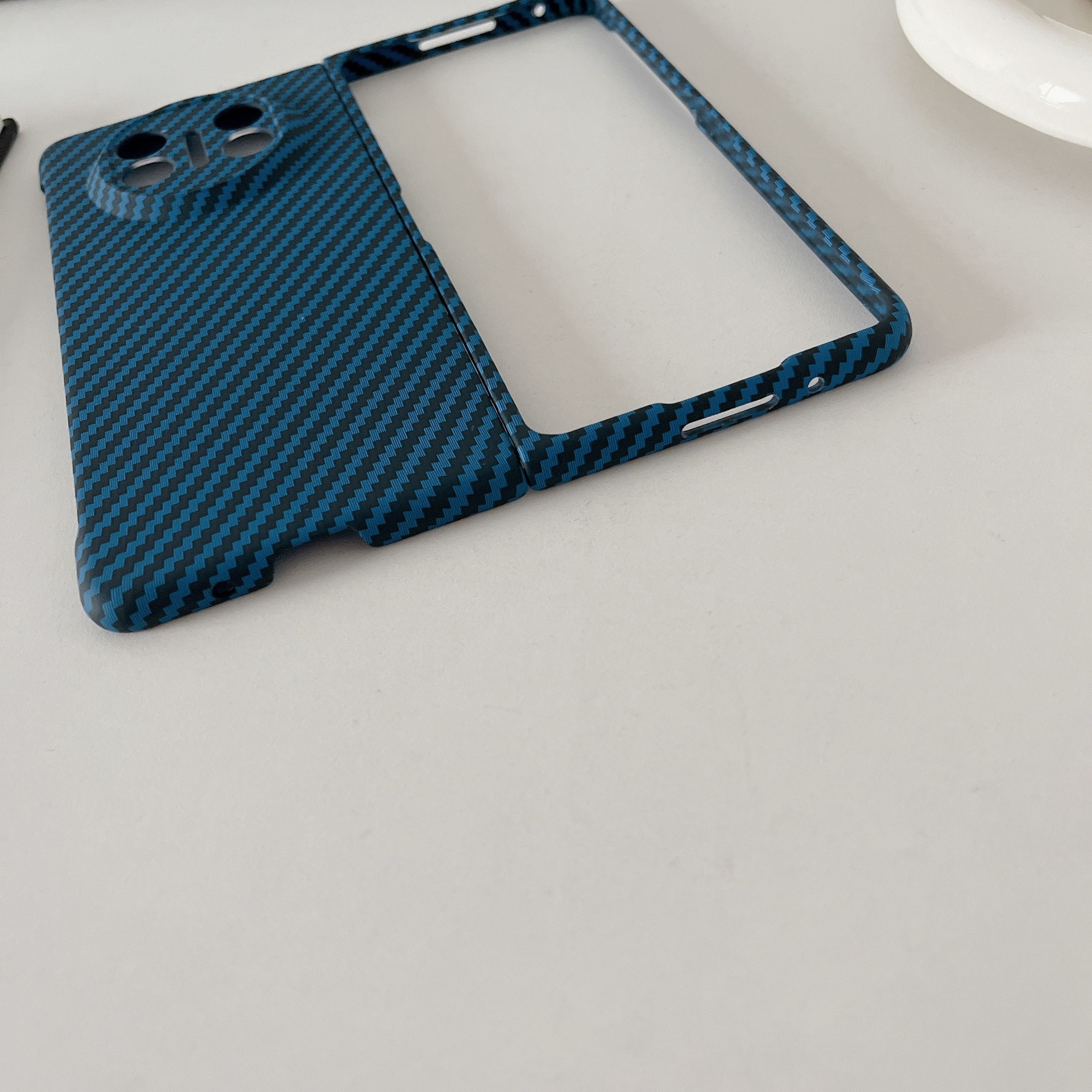 Compatible with Huawei Mate X7 phone case, X6 carbon fiber texture magnetic ring, X5 foldable screen ultra-thin drop-proof protective case