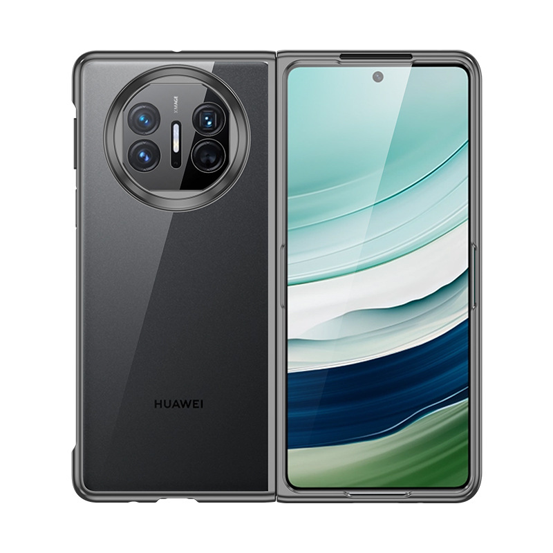 Compatible with Huawei Mate X7/X6 phone cases, Honor V6 electroplated transparent N6 foldable screen V5 drop-proof protective cases