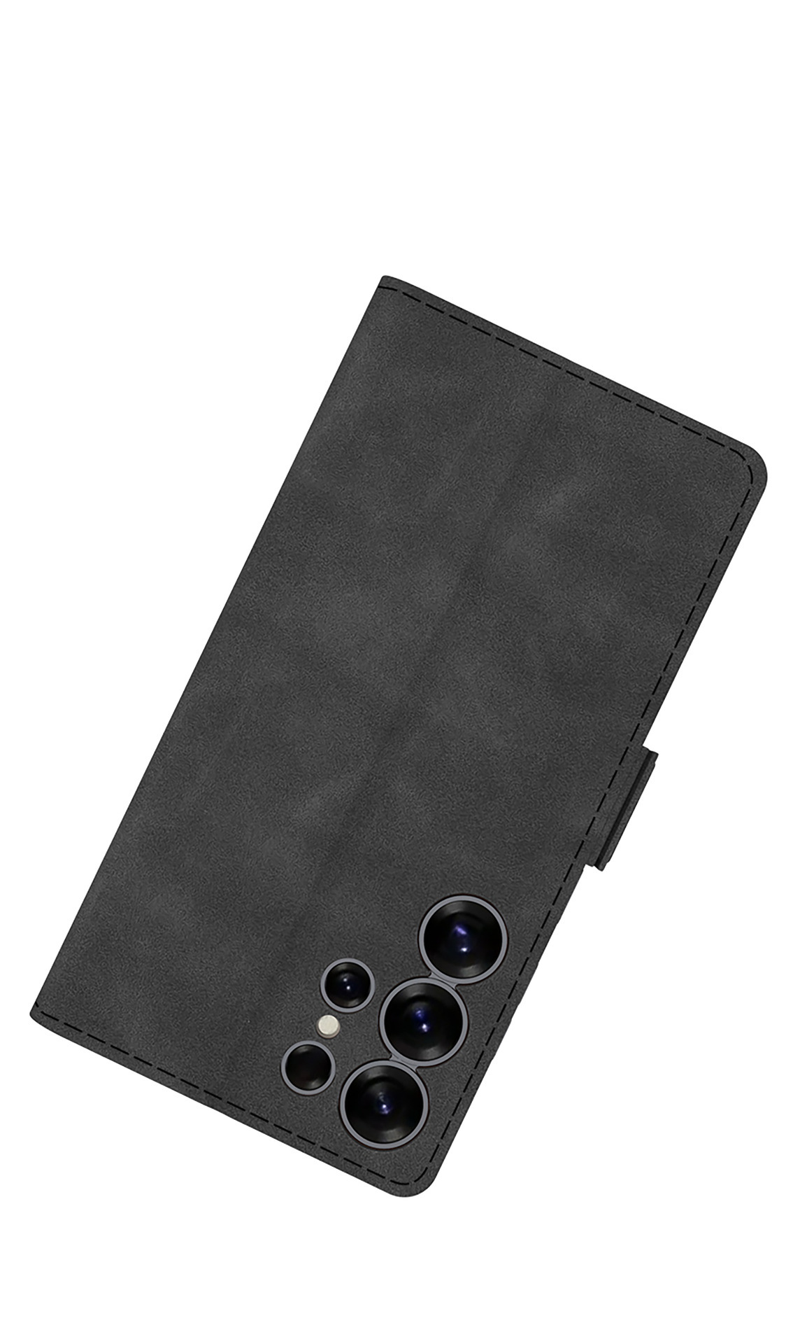 Compatible with Samsung S26 Ultra phone case, S25U electroplated flip case with SIM card slot, frosted leather, drop-proof protective case