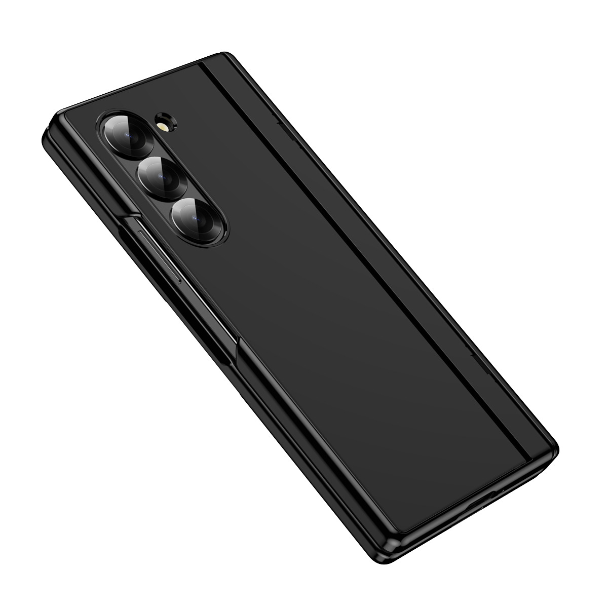 Compatible with Samsung Z Fold7/6/5 phone case, 4/3 folding stand, painted hinge case, full-coverage protective case.