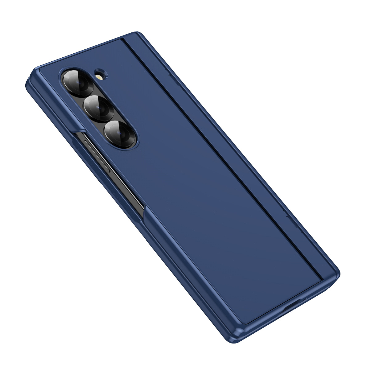 Compatible with Samsung Z Fold7/6/5 phone case, 4/3 folding stand, painted hinge case, full-coverage protective case.