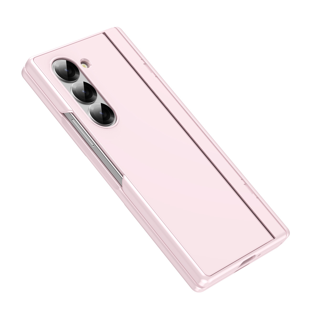 Compatible with Samsung Z Fold7/6/5 phone case, 4/3 folding stand, painted hinge case, full-coverage protective case.