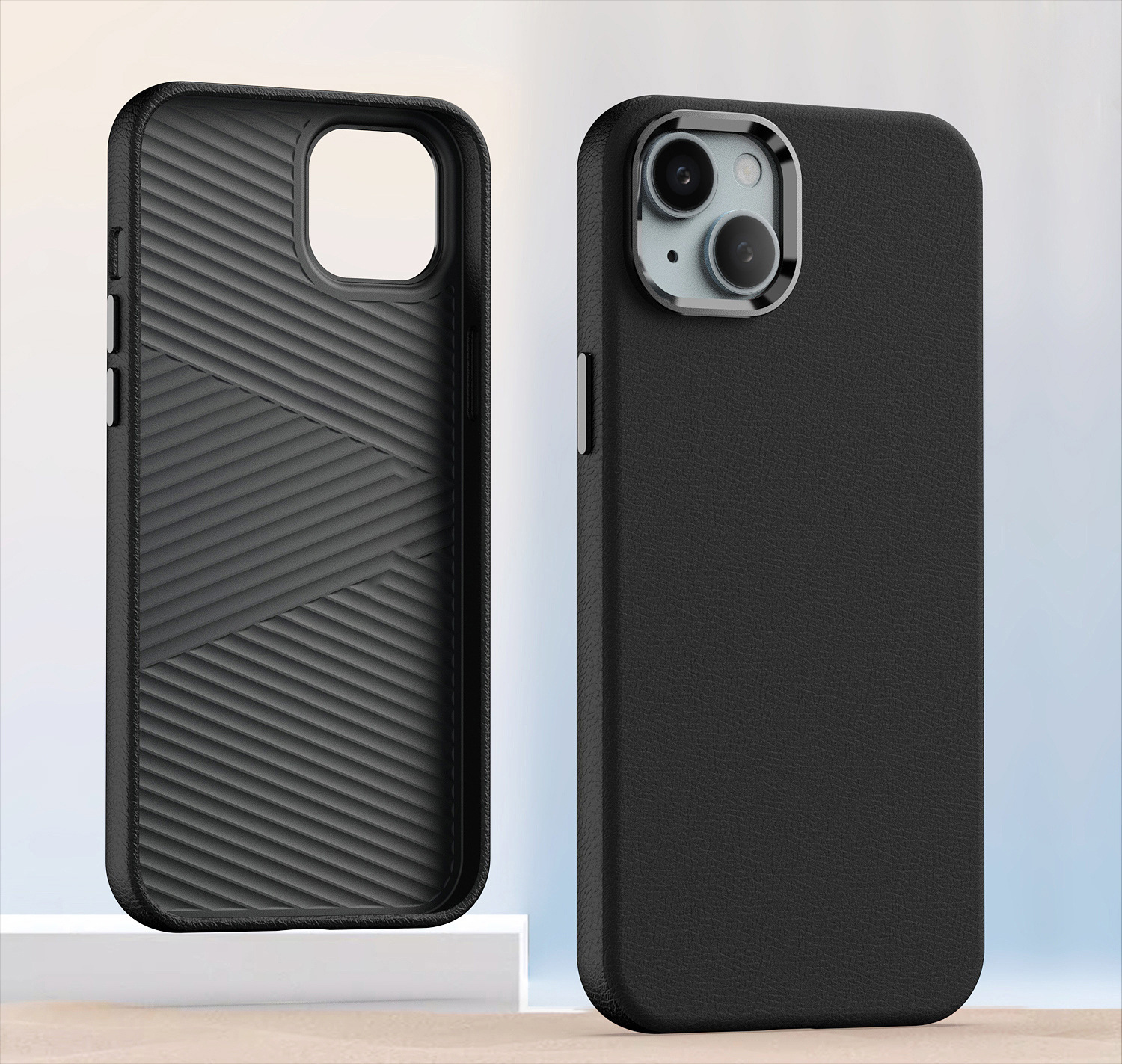 Compatible with Apple 16 Pro Max phone case, 15/14 Plus built-in magnetic leather case, 13 Pro shockproof protective case, 12