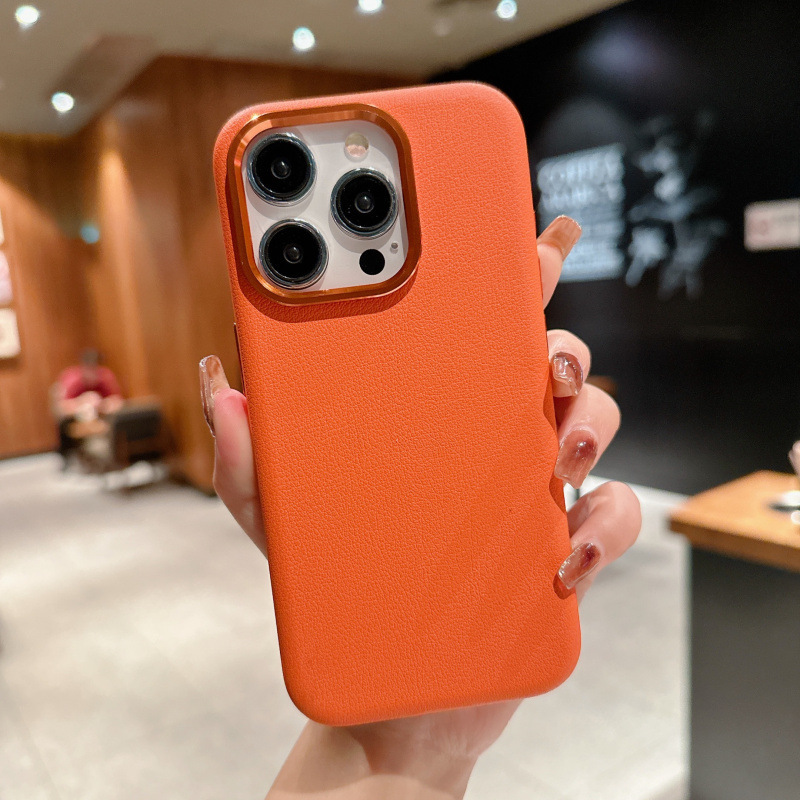 Compatible with Apple 16 Pro Max phone case, 15/14 Plus built-in magnetic leather case, 13 Pro shockproof protective case, 12