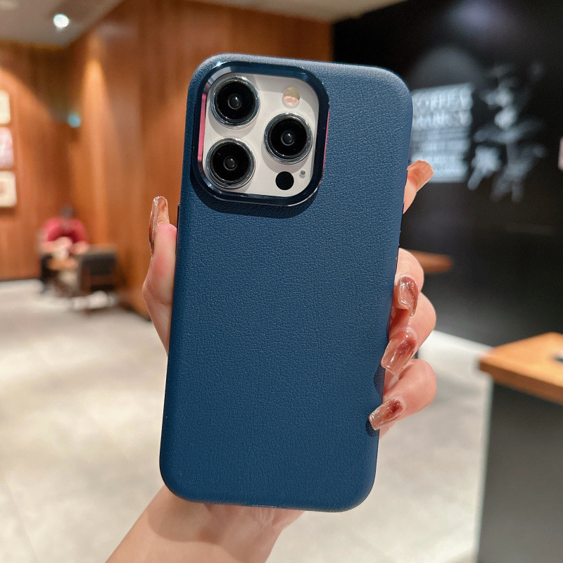 Compatible with Apple 16 Pro Max phone case, 15/14 Plus built-in magnetic leather case, 13 Pro shockproof protective case, 12