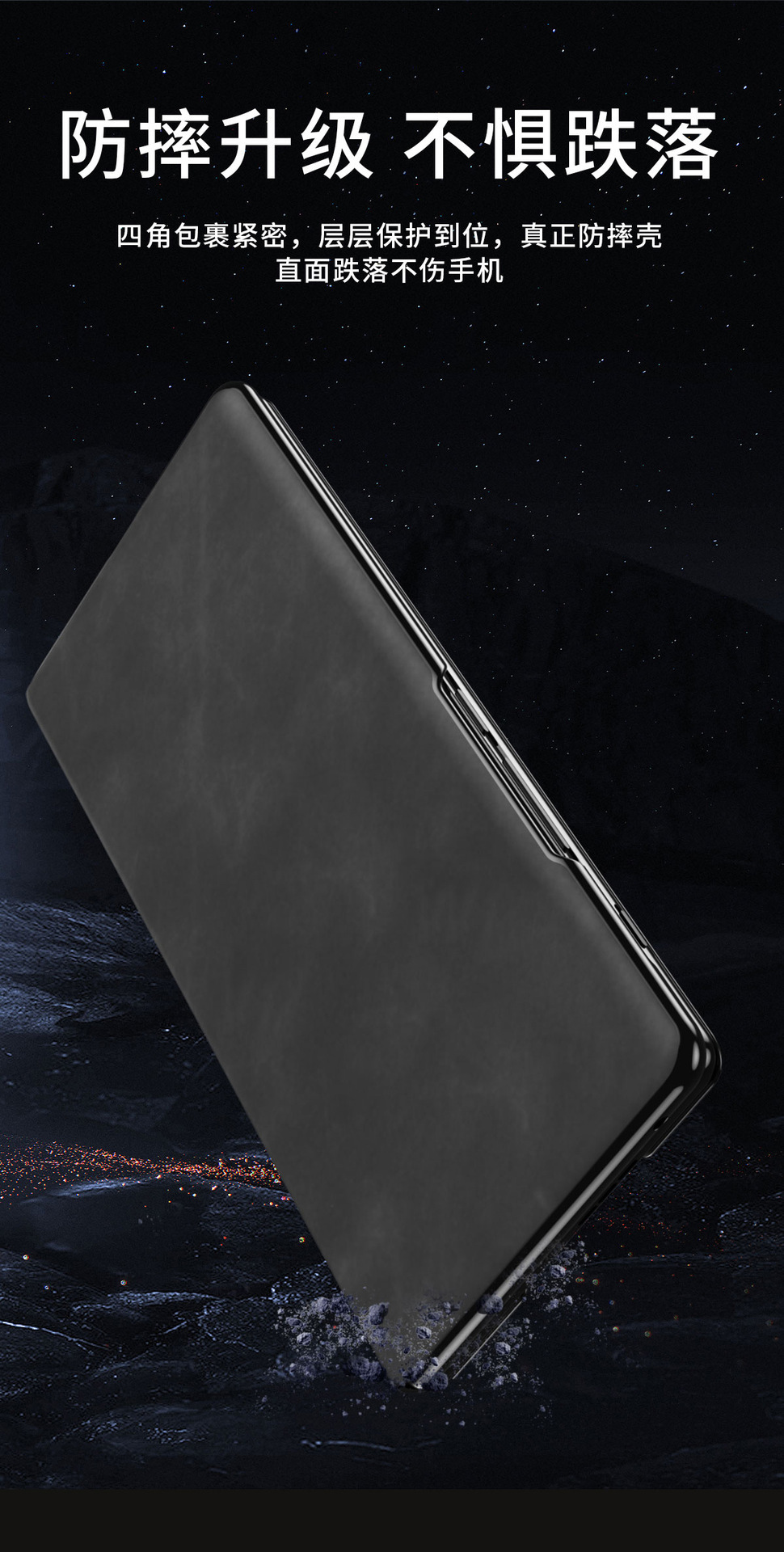 Compatible with Honor Magic V6 phone case, V5 Nappa textured flip leather case, VS3 foldable screen full-coverage drop-proof protective case