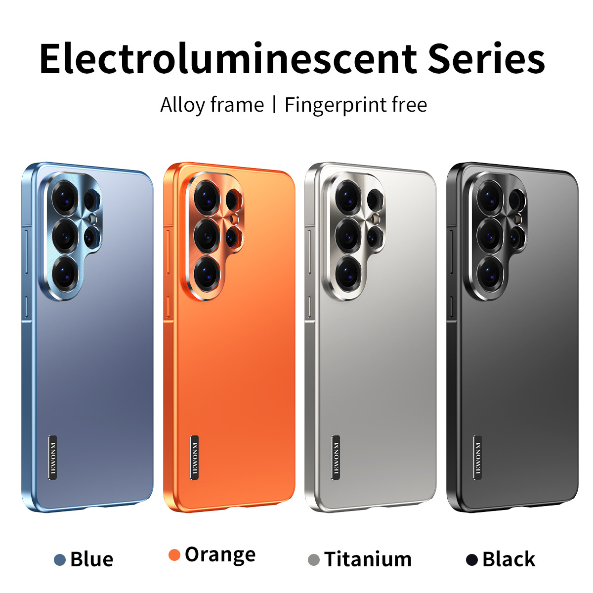 Compatible with Samsung S26 Ultra phone case, S25 Plus magnetic alloy frame, S24U full-coverage drop-proof protective case
