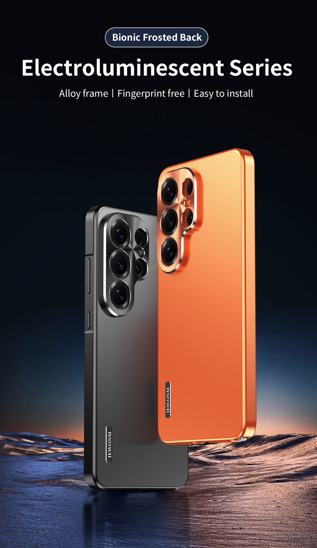 Compatible with Samsung S26 Ultra phone case, S25 Plus magnetic alloy frame, S24U full-coverage drop-proof protective case