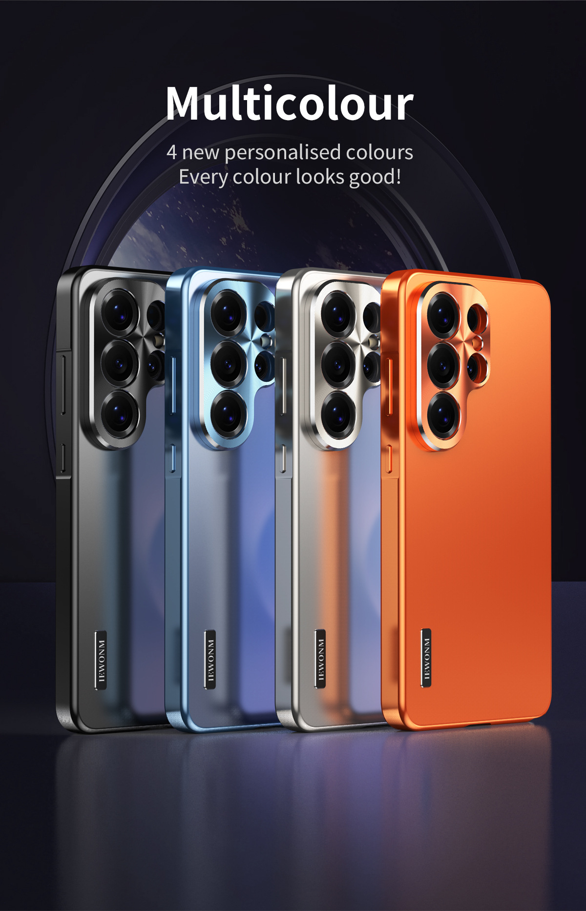 Compatible with Samsung S26 Ultra phone case, S25 Plus magnetic alloy frame, S24U full-coverage drop-proof protective case