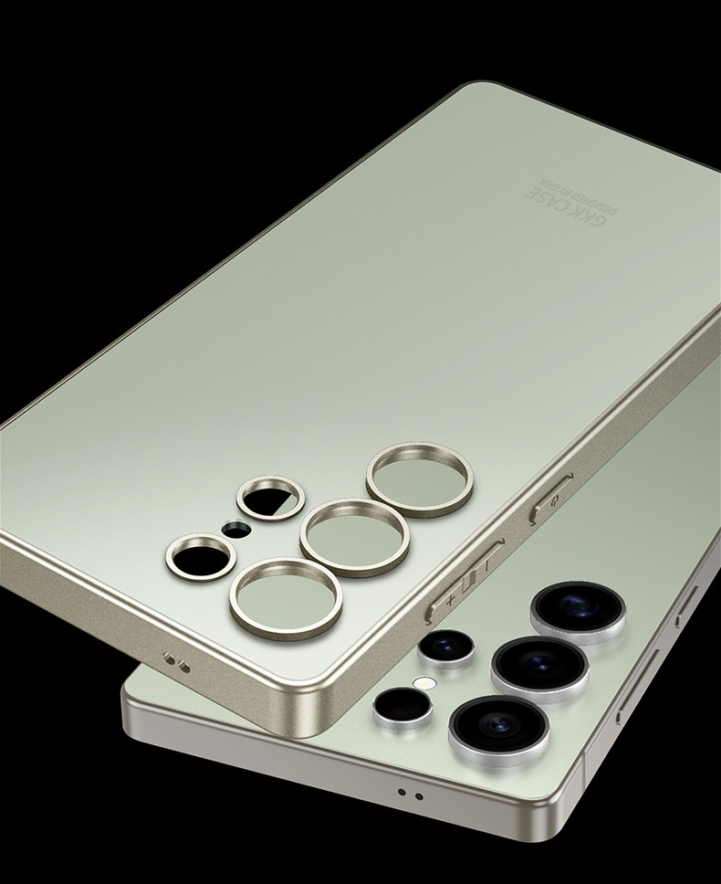 Compatible with Samsung S26 Ultra and S25 Ultra phone cases. Features include a soft-touch AG finish, fingerprint resistance, ultra-thin design, and full coverage for shock protection.