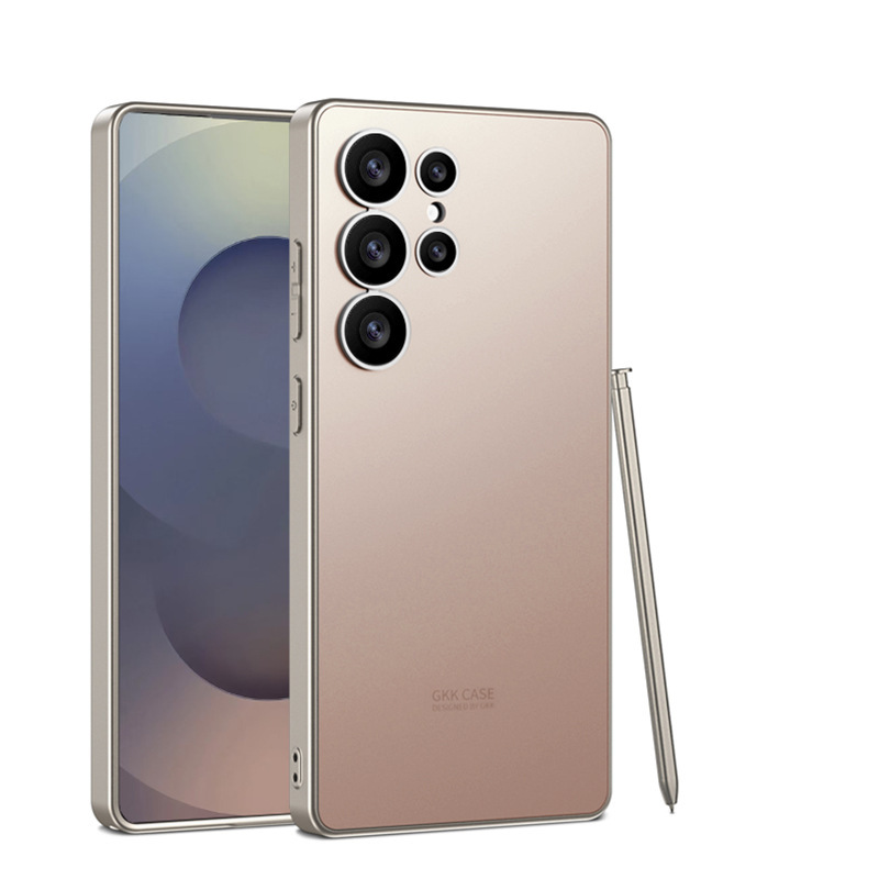 Compatible with Samsung S26 Ultra and S25 Ultra phone cases. Features include a soft-touch AG finish, fingerprint resistance, ultra-thin design, and full coverage for shock protection.