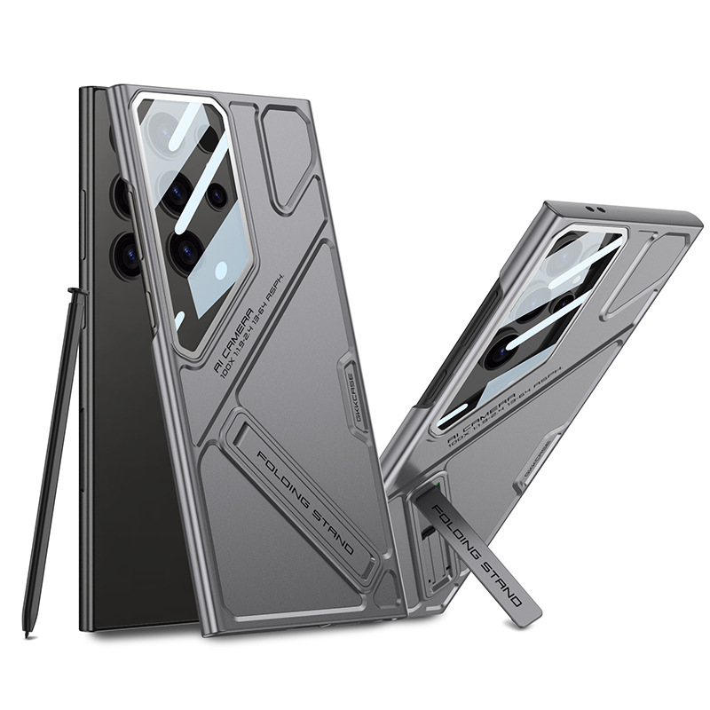 Compatible with Samsung S26 Ultra phone case, adjustable stand, 25/24U lens, full coverage, shockproof, ultra-thin protective case